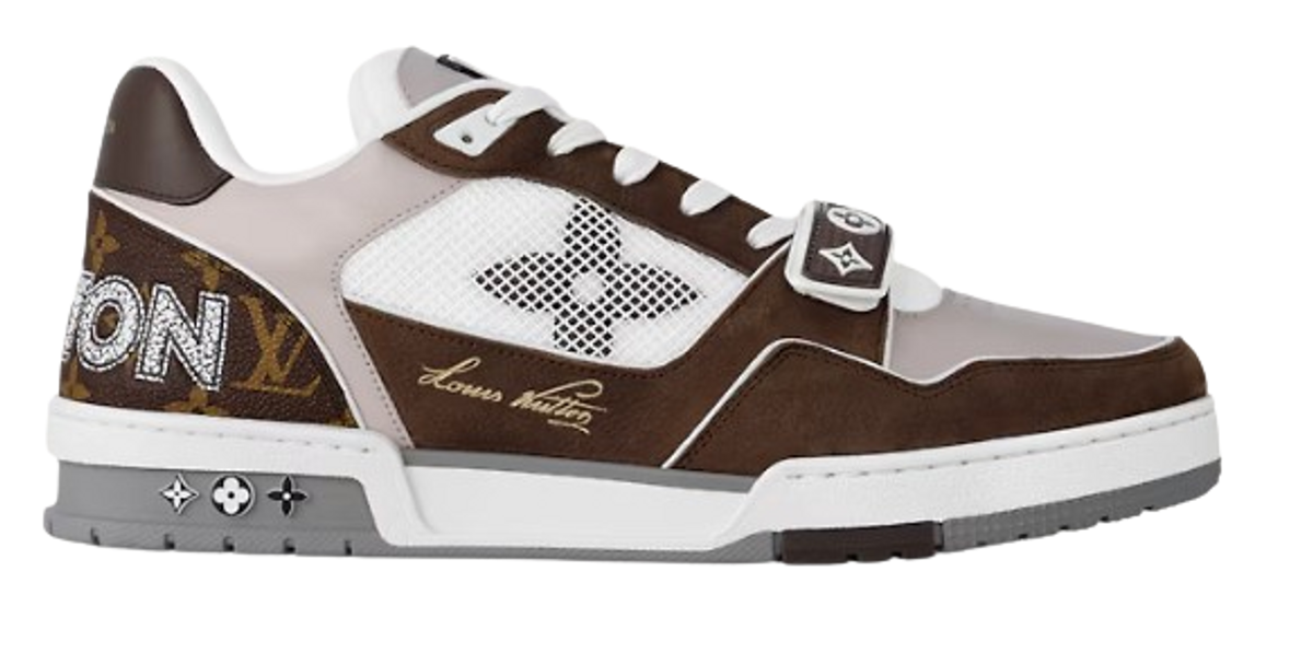 Louis Vuitton Mocha LV Trainer Sneakers