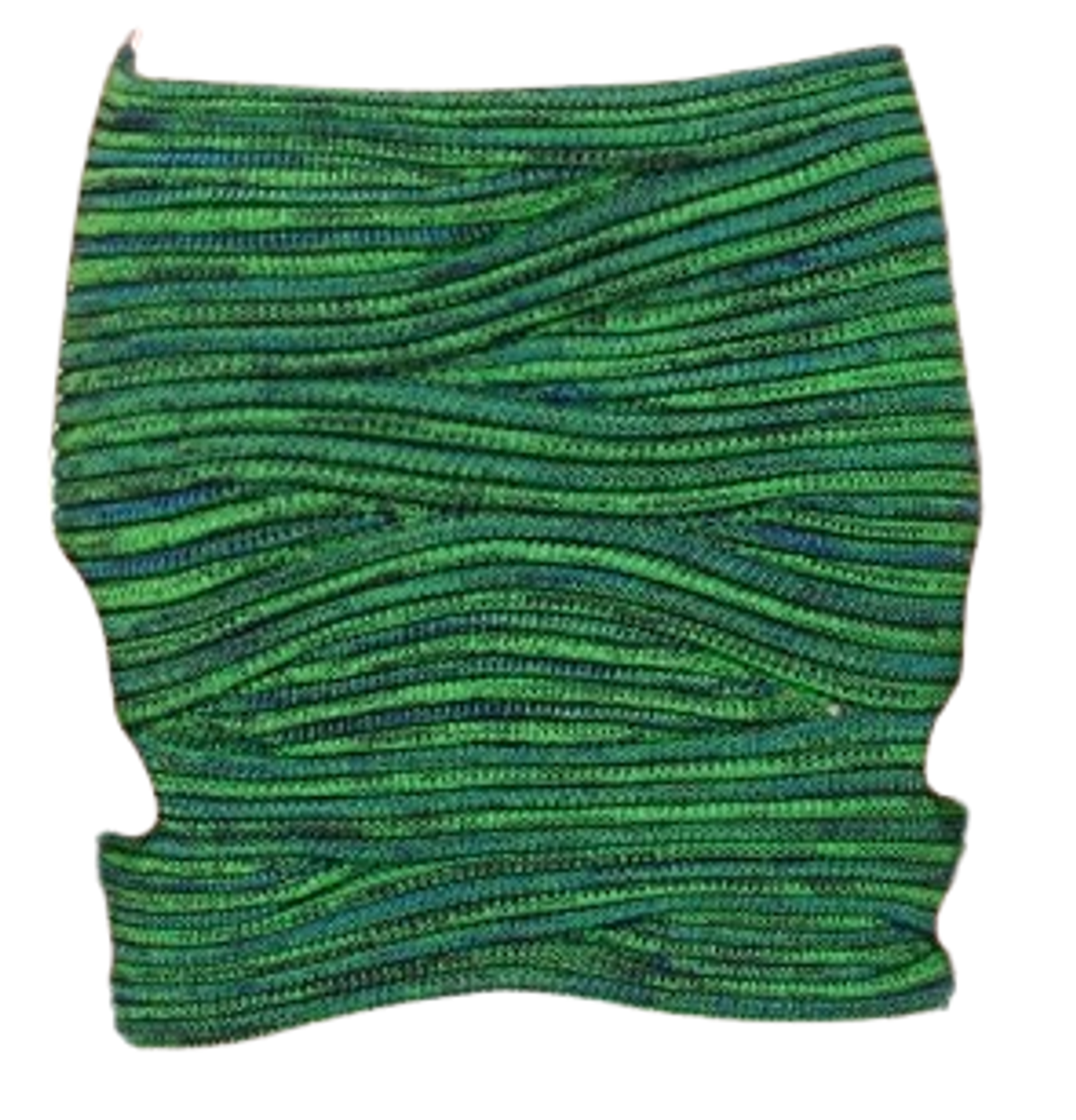 Isa Boulder Aquarium Green Bodywave Miniskirt
