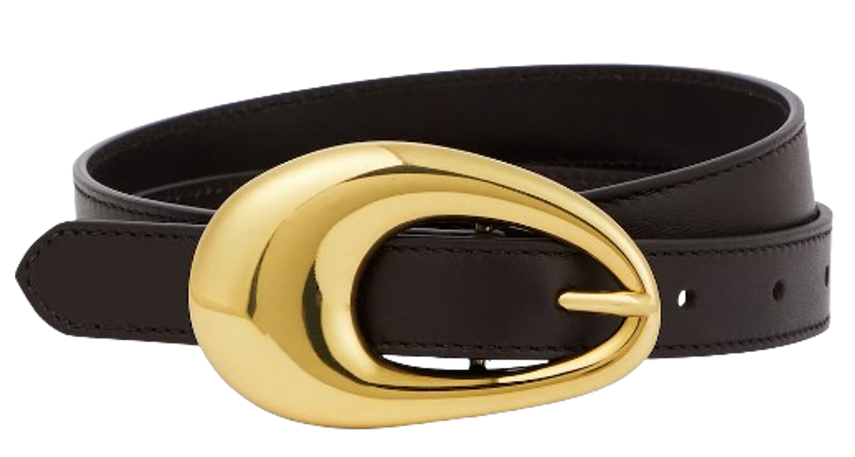 Bottega Veneta Fondant Drop Leather Belt