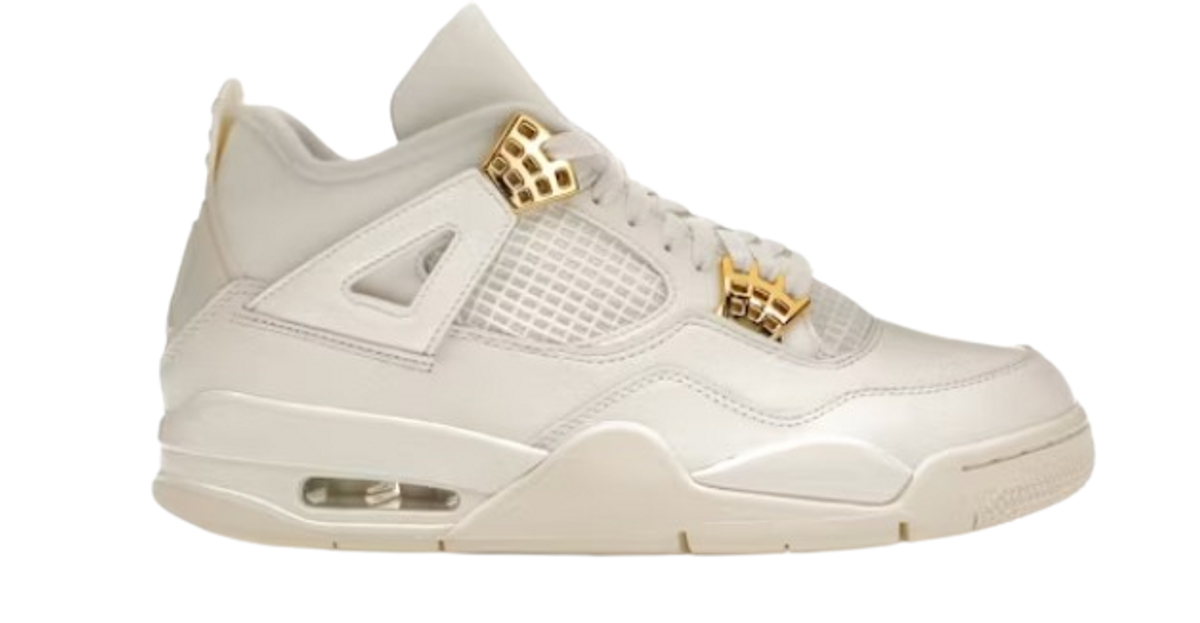 Jordan Air Jordan 4 Retro Metallic Gold Sneakers