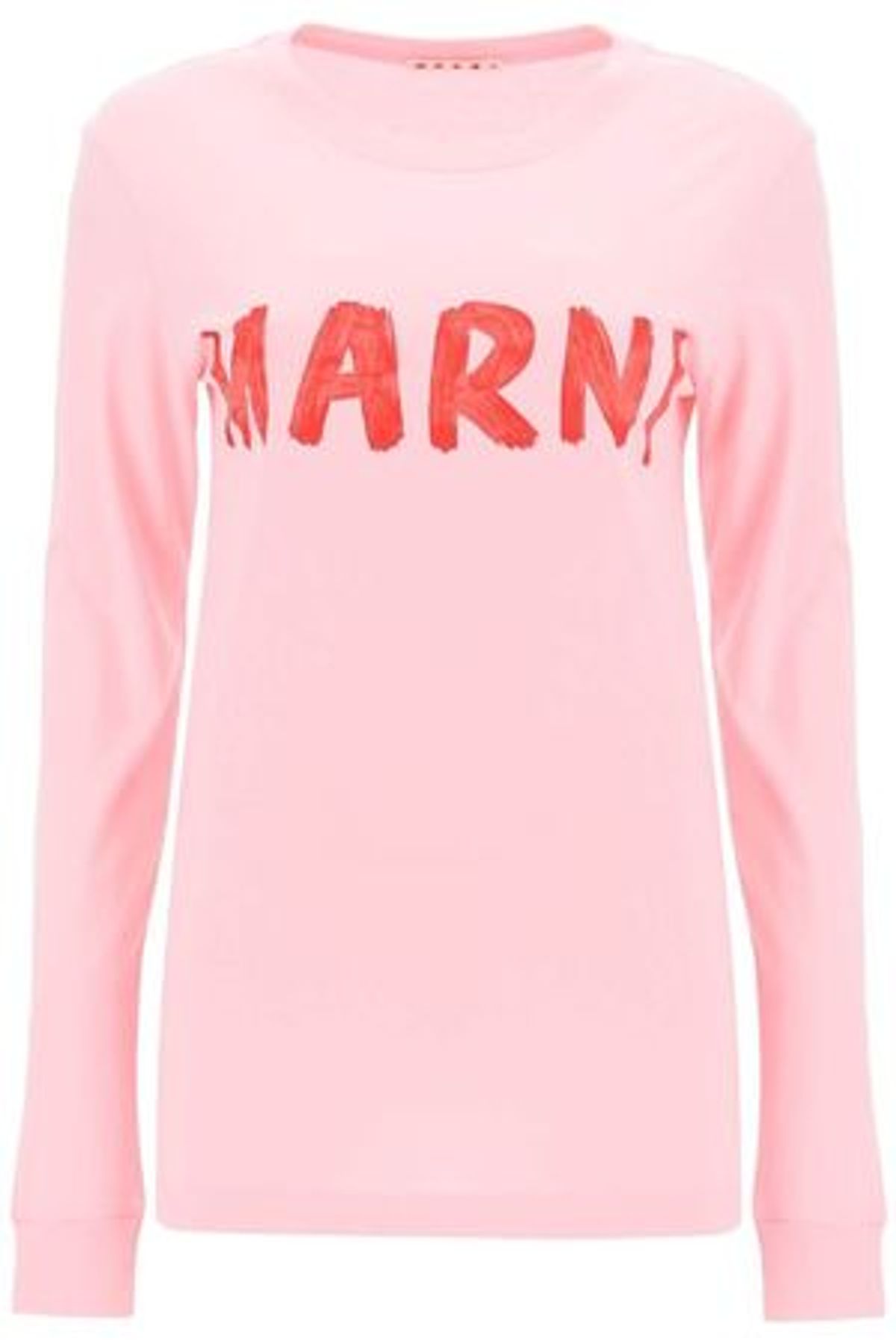 Marni Pink Printed Long Sleeve T-shirt