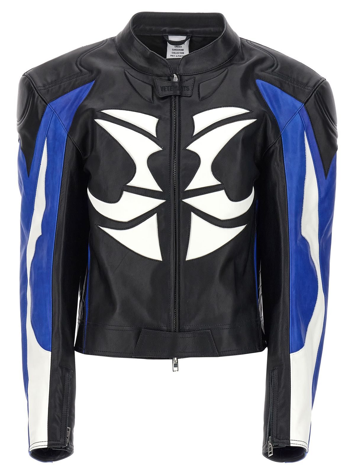 Vetements Tribal Leather Racing Jacket