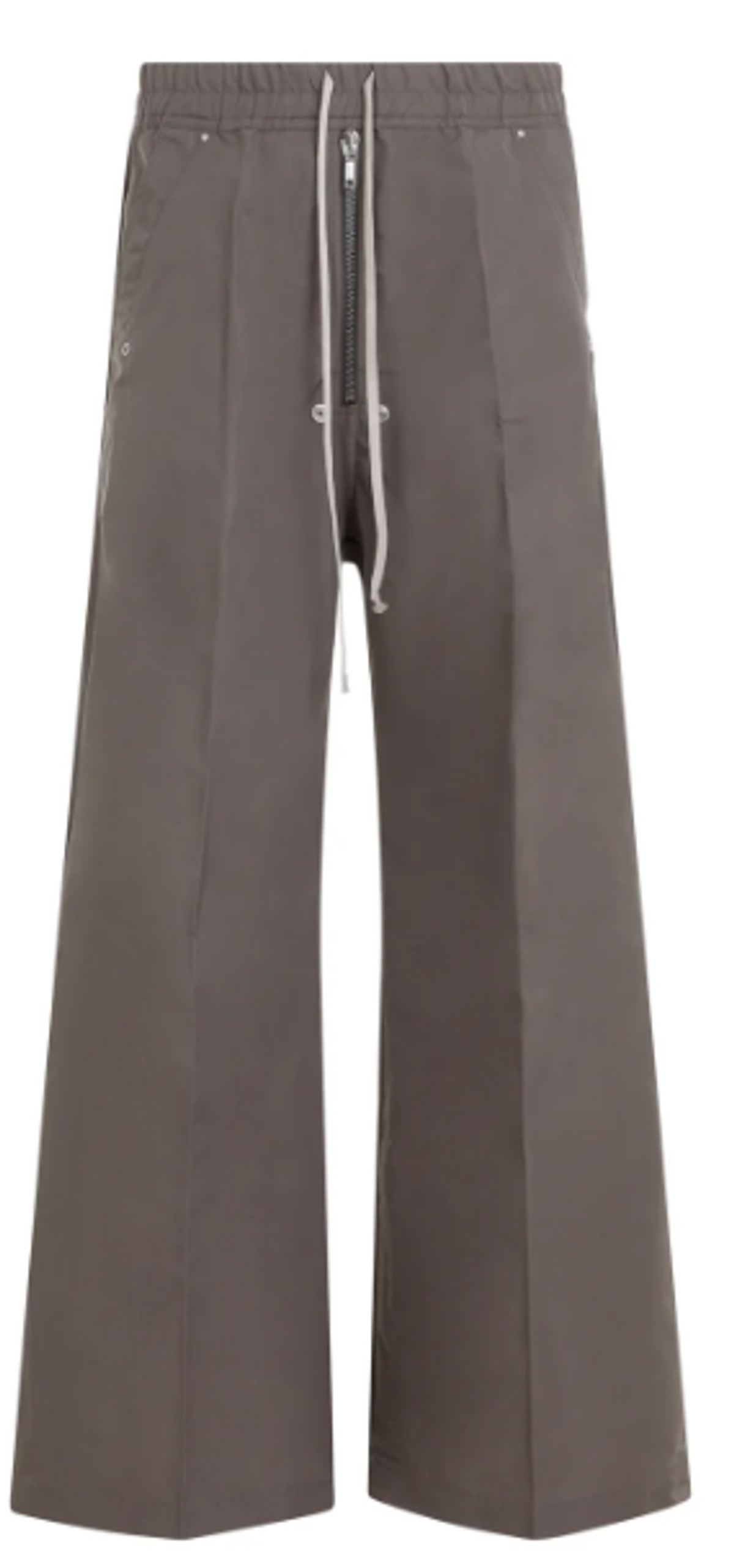 Rick Owens Beige Wide-Leg Drawstring Trousers