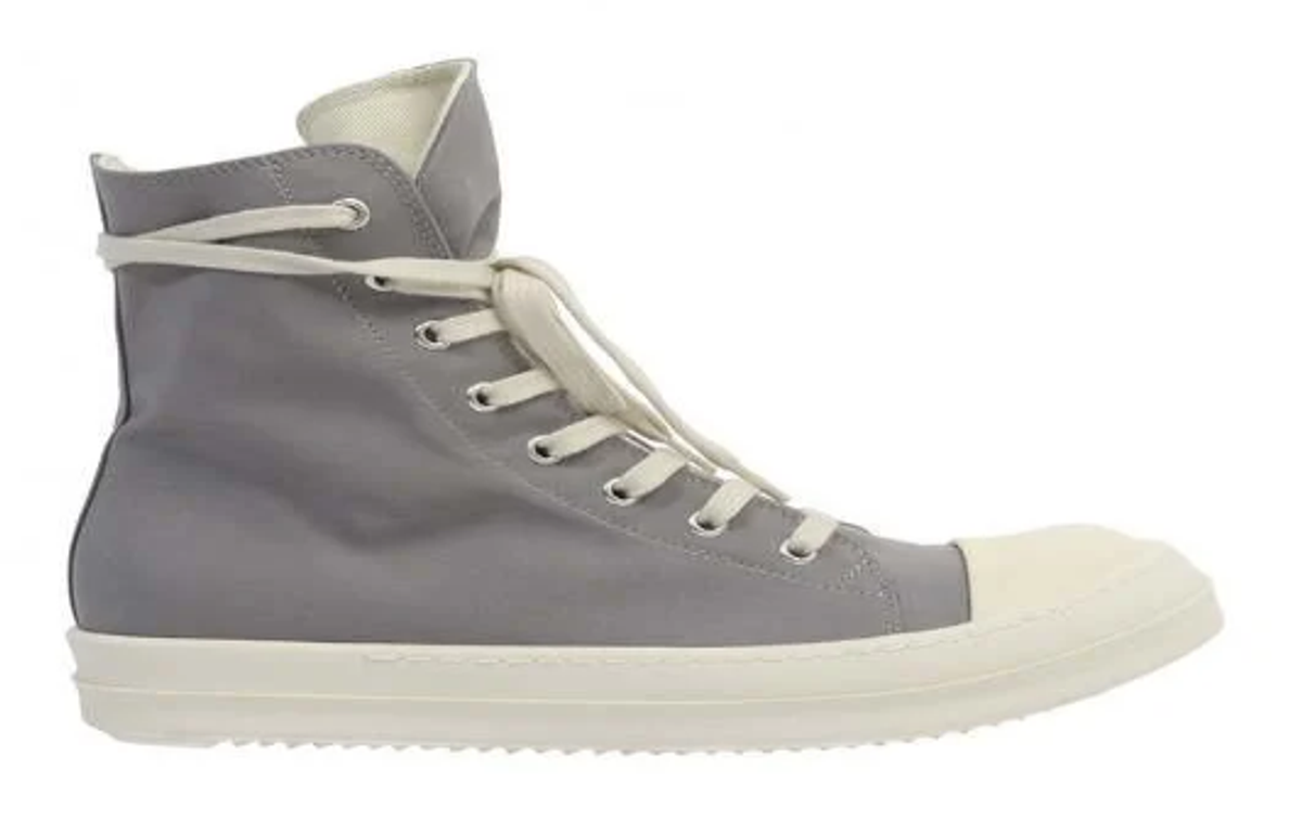 Rick Owens Stone Milk Scarpe High Top Sneakers