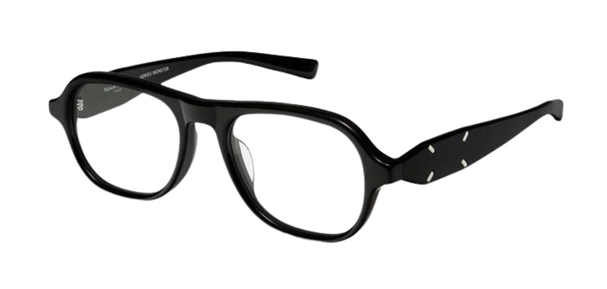 Maison Margiela × Gentle Monster Black Aviator Glasses