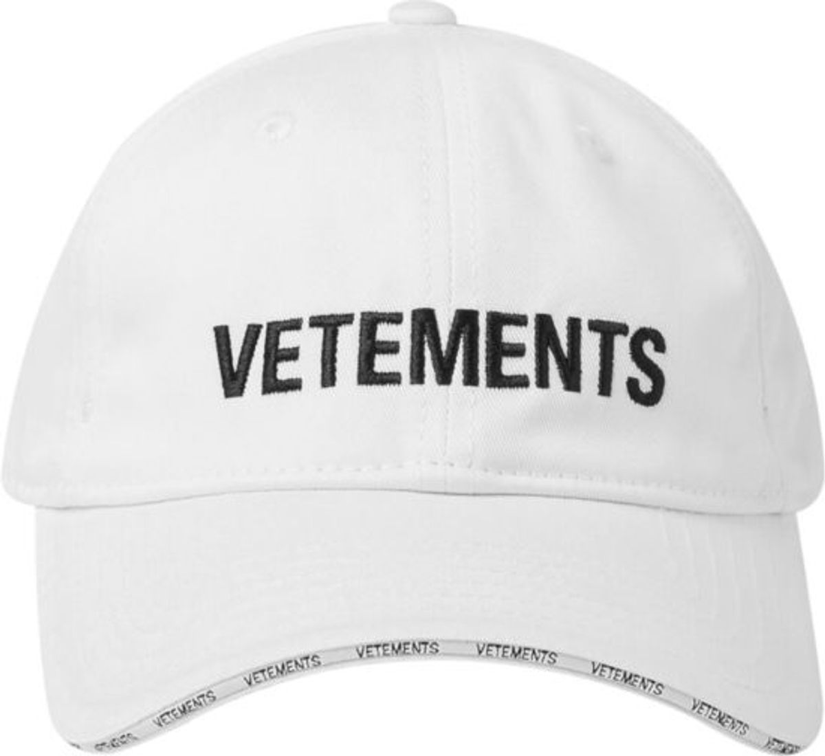 Vetements White Icon-Logo Adjustable Cap