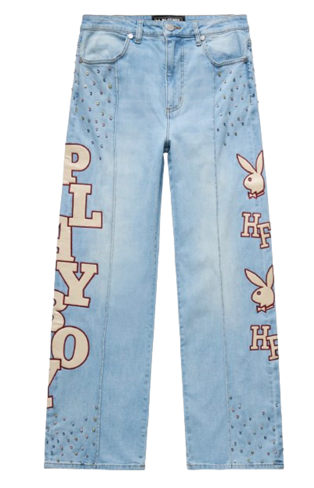 Playboy × Homme + Femme Denim Blue Jeans