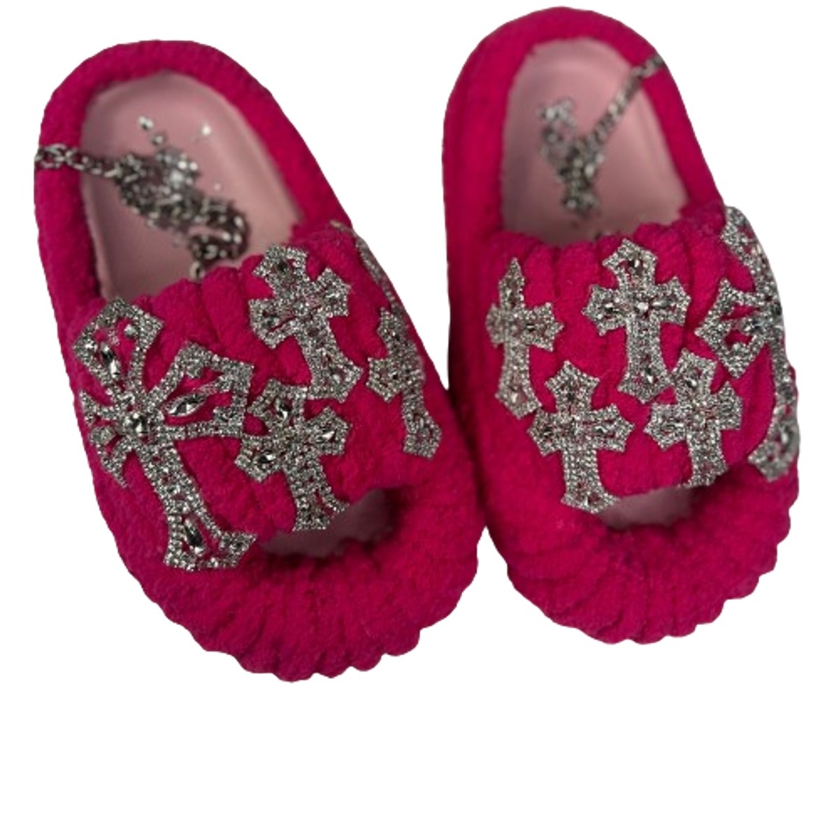 Neasy’s World Crossed Me Cozy Slides