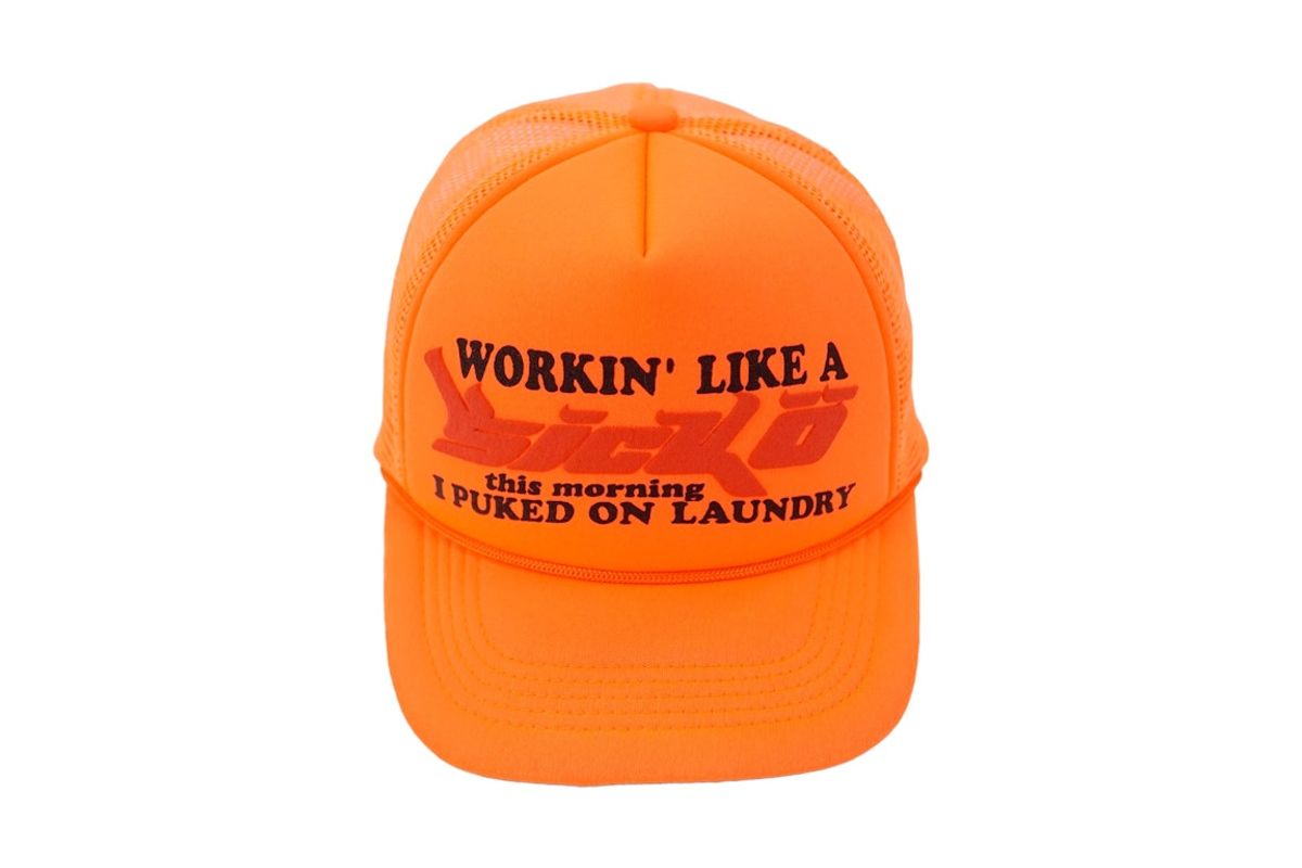 Sicko Laundry Trucker Hat Neon Orange