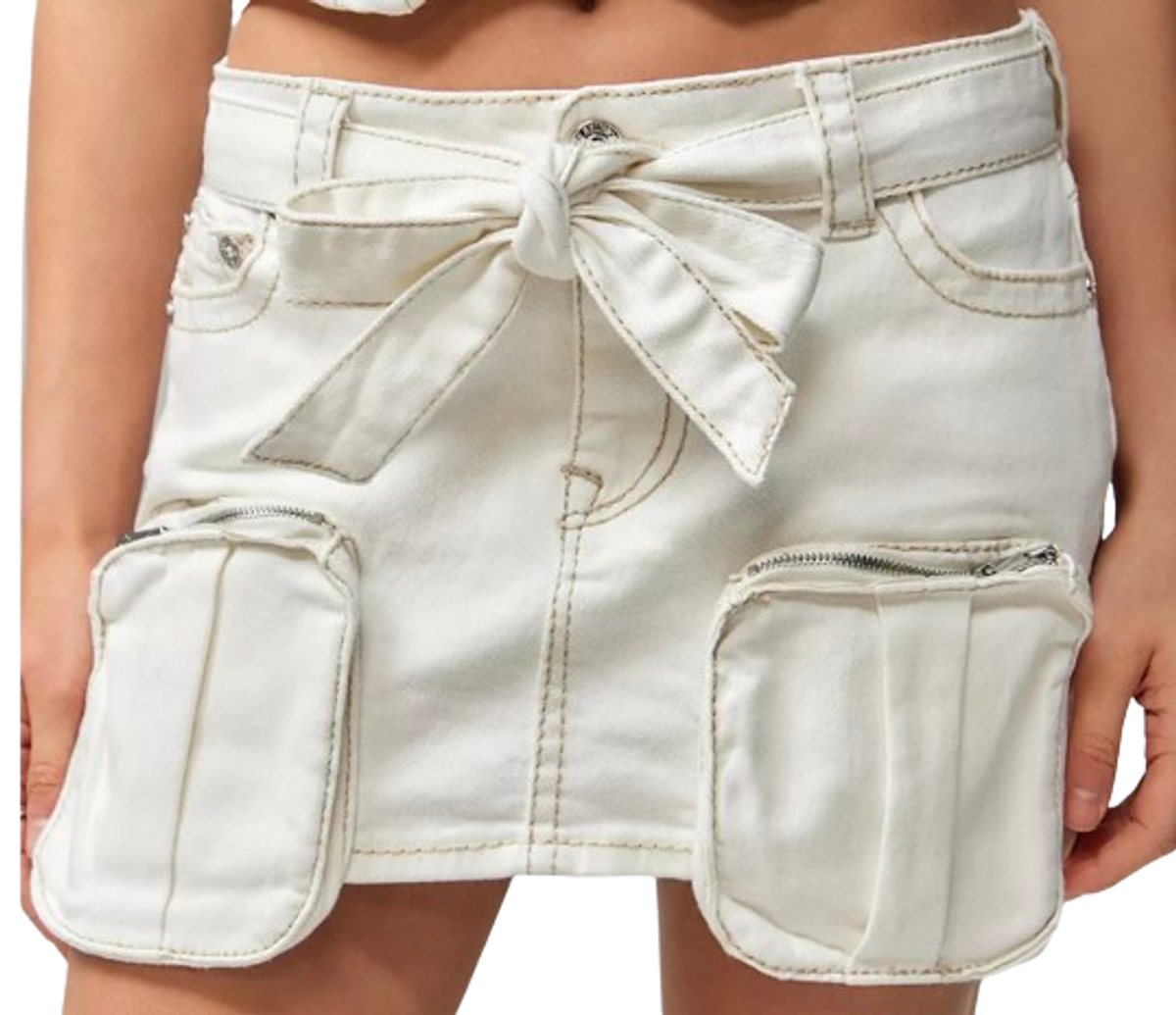 True Religion Sadie Cargo Mini Skirt