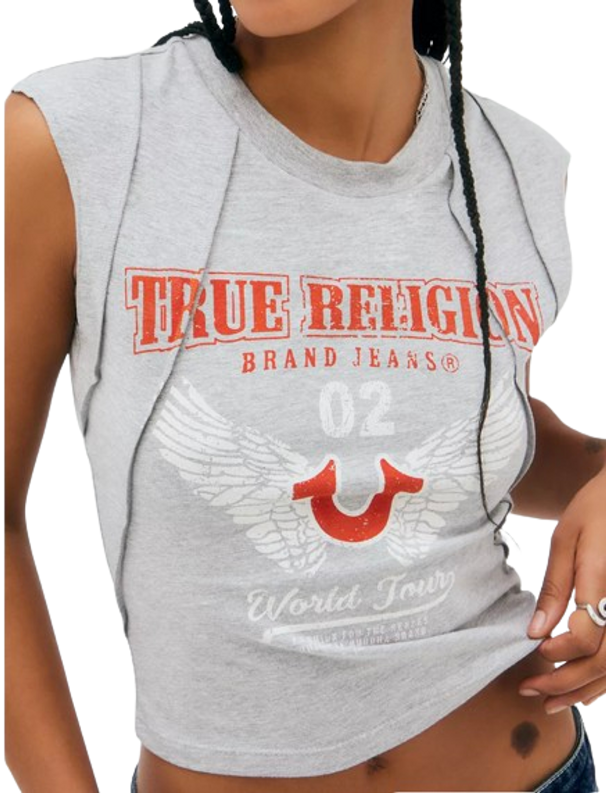 True Religion Motocross Muscle Tank Top