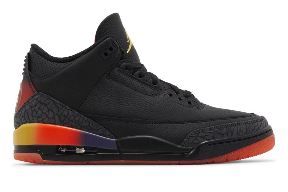 Jordan × J Balvin Merch Air Jordan 3 Retro Rio In Black