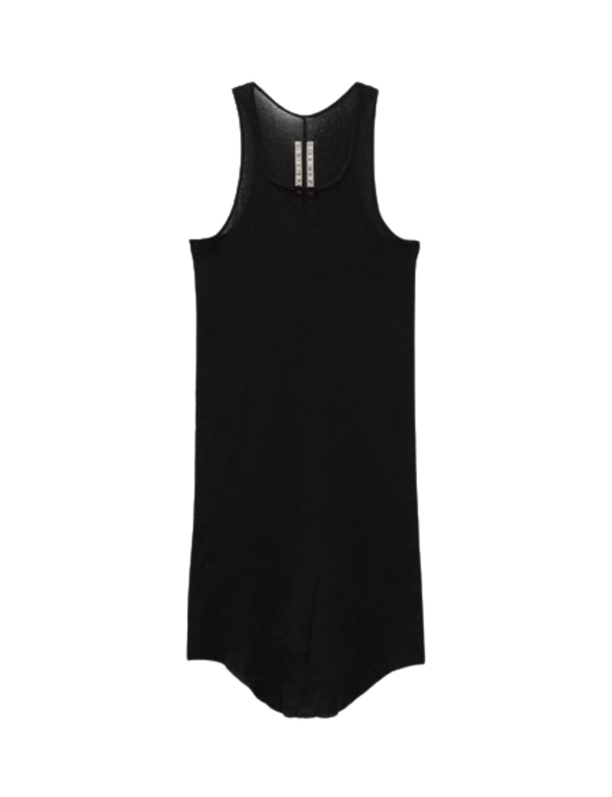 Rick Owens Knitted Tank Top In 09 Black