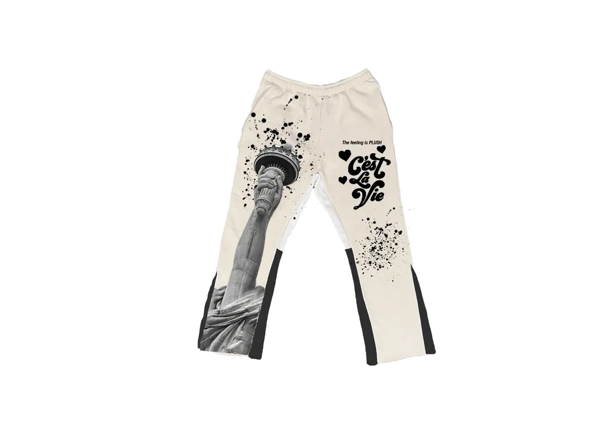 C'est la vie a Paris Print Sweatpants