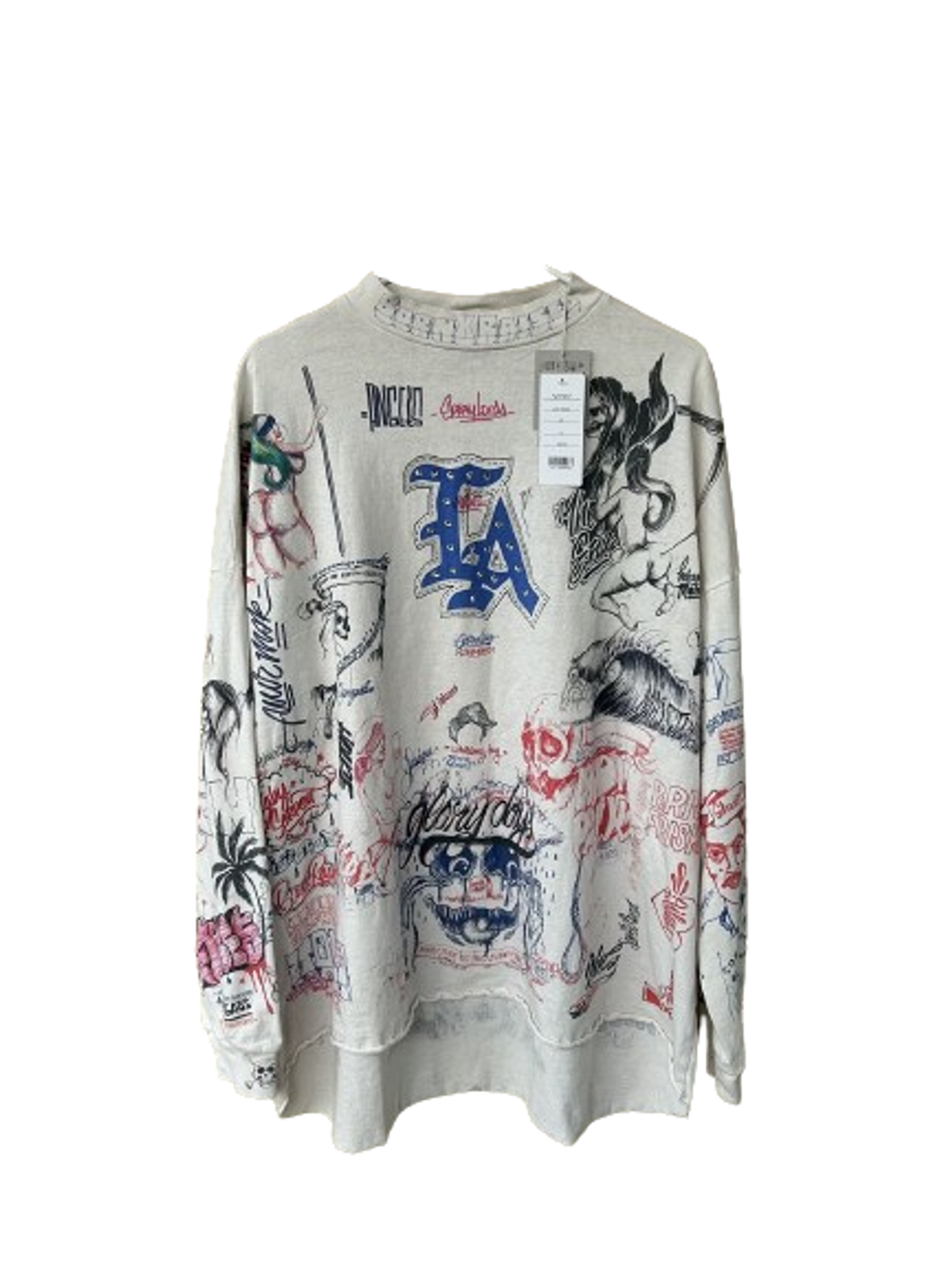 BornxRaised × Saint Michael Graffiti Long Sleeve