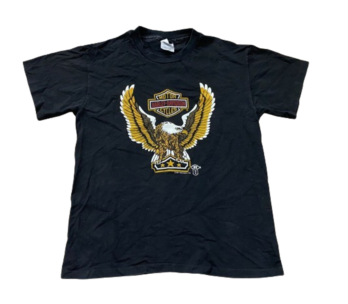 Trasferibile Per Maglietta Harley Davidson Holoubek Eagle &ndash; Moto D'epoca 1987 &ndash; Nuovo
