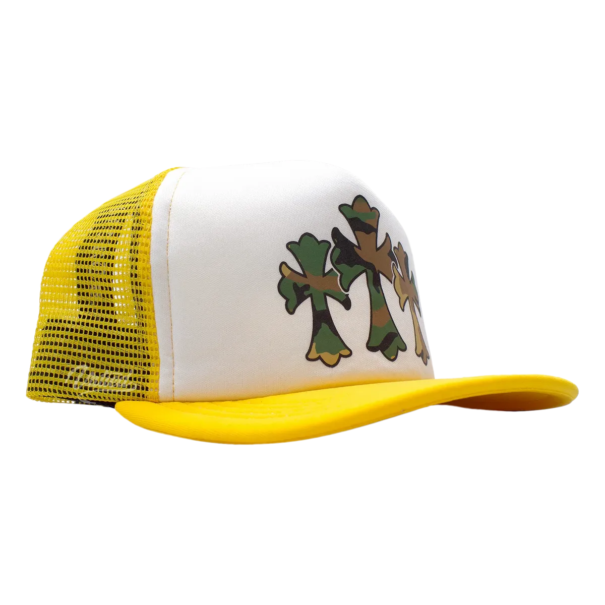 Chrome Hearts Cemetery Cross Yellow Cap