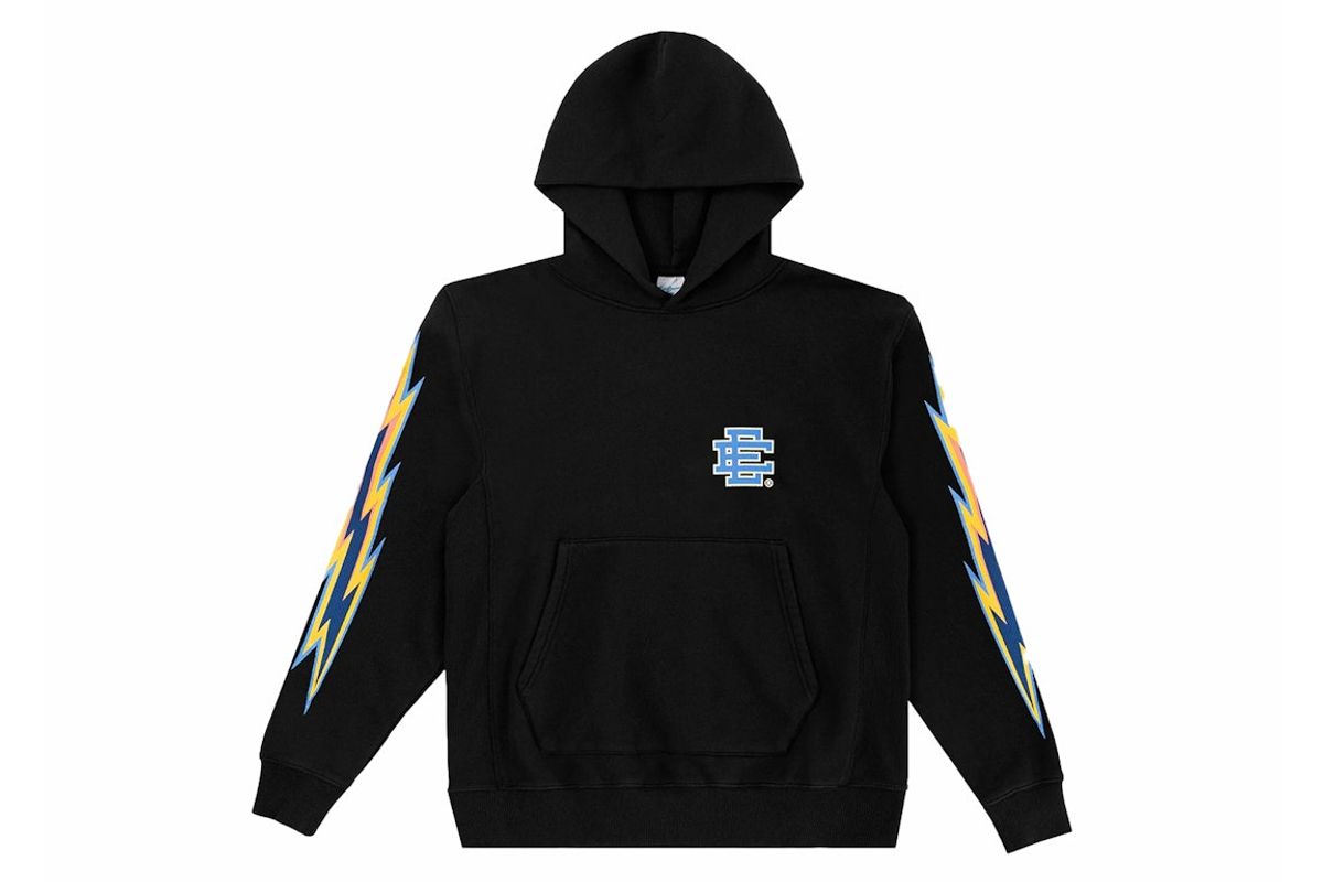 Eric Emanuel Ee Basic Hoodie Black Teal