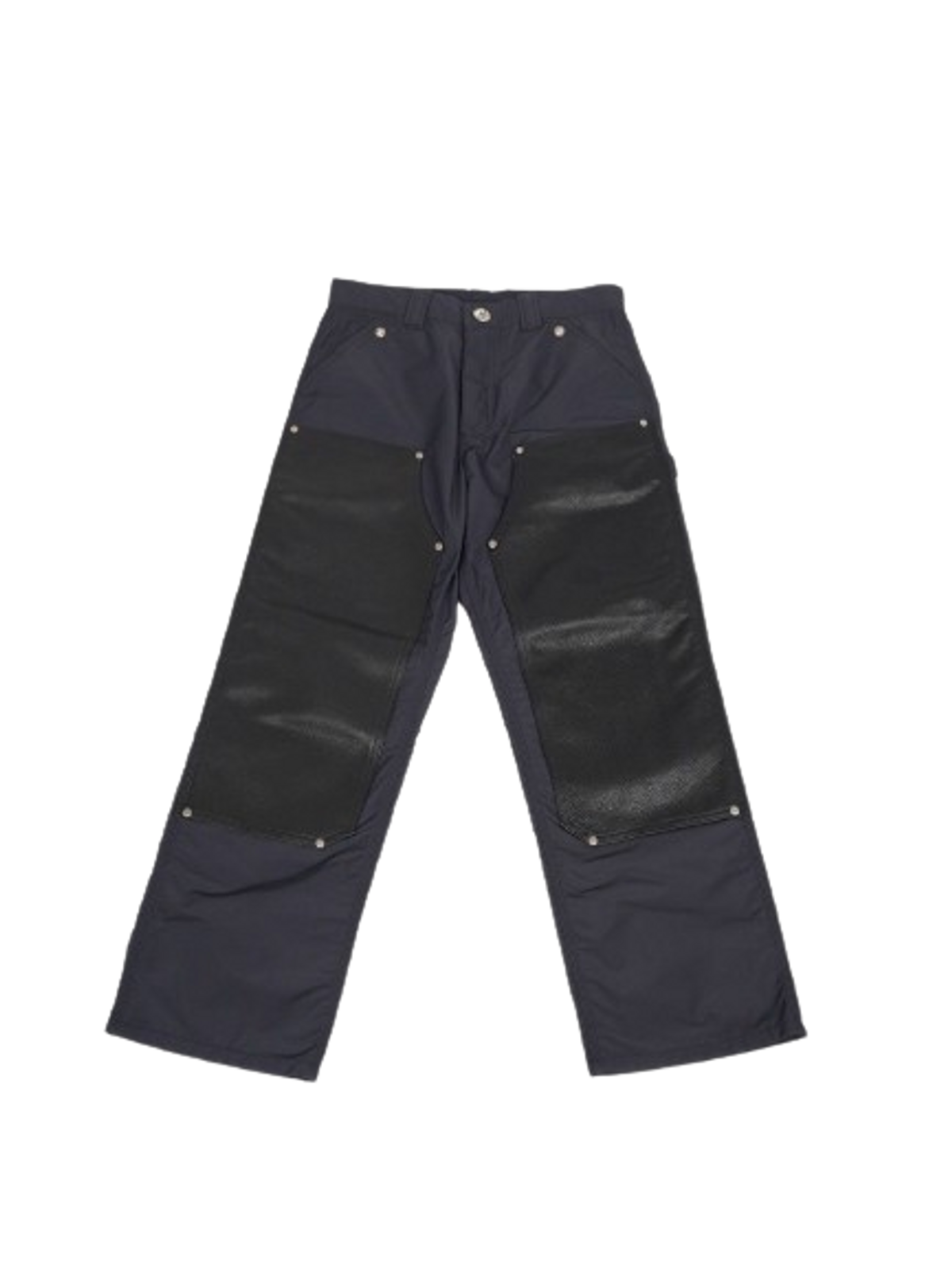 Chrome Hearts Leather Double Knee Nylon Carpenter Pants | WHAT'S