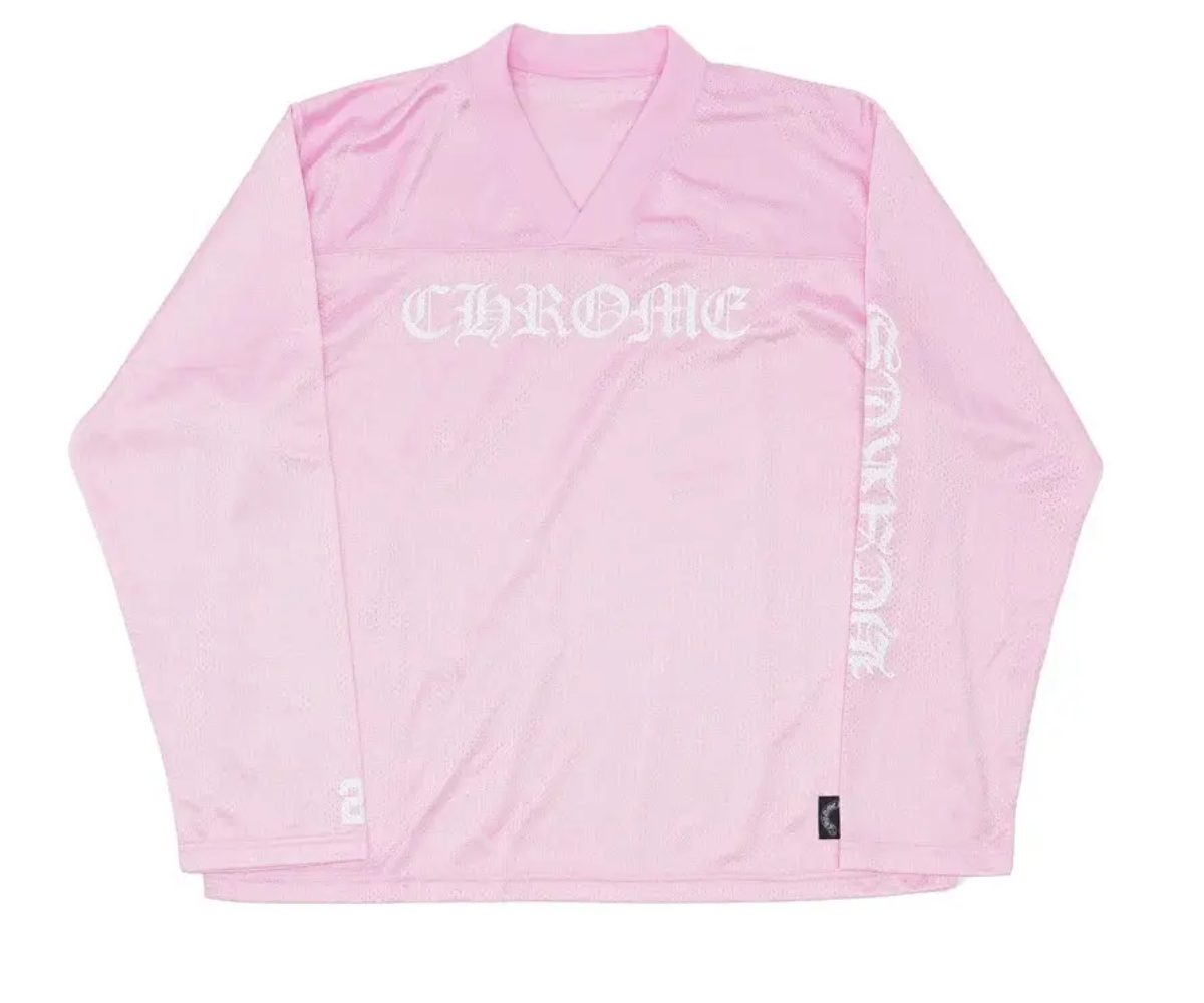 Chrome Hearts Mesh Pink Long Sleeve Jersey | WHAT'S ON THE STAR?