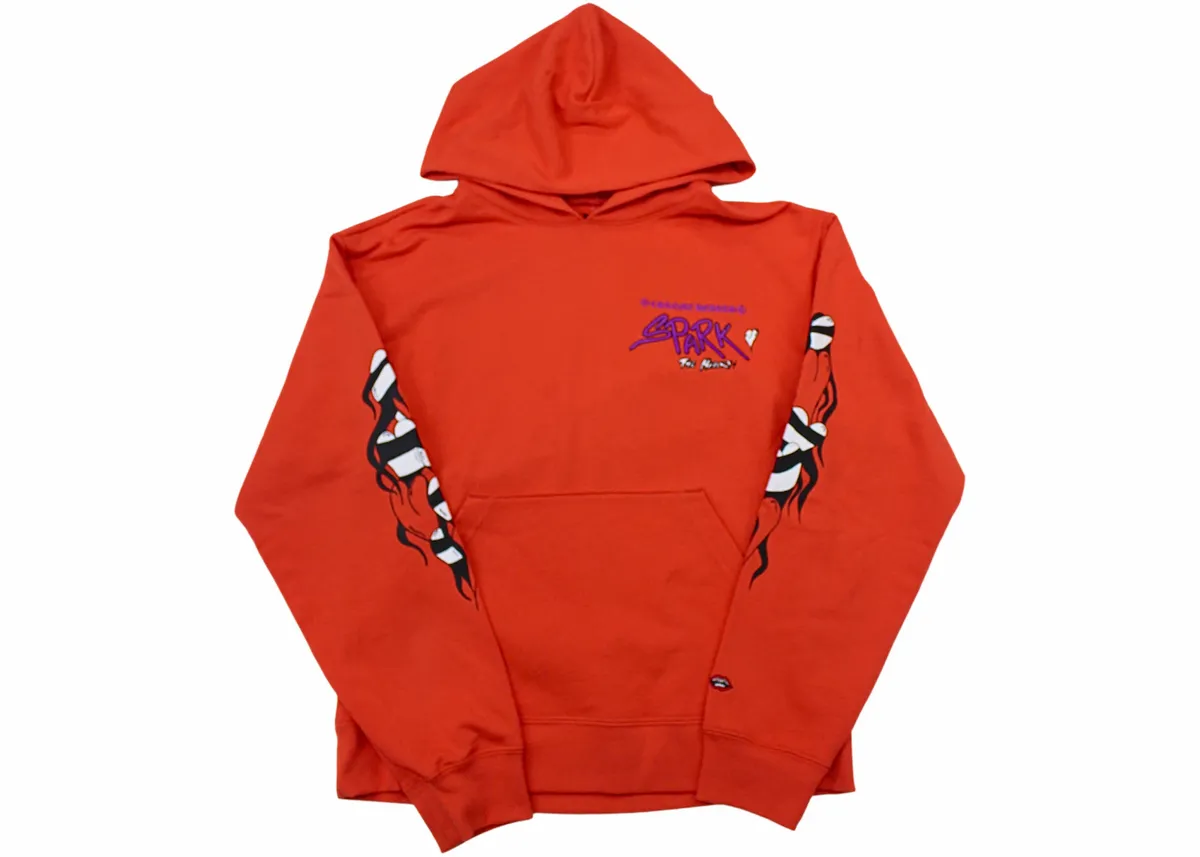 Chrome Hearts × Matty Boy Sadistic Lipstick Hoodie Red