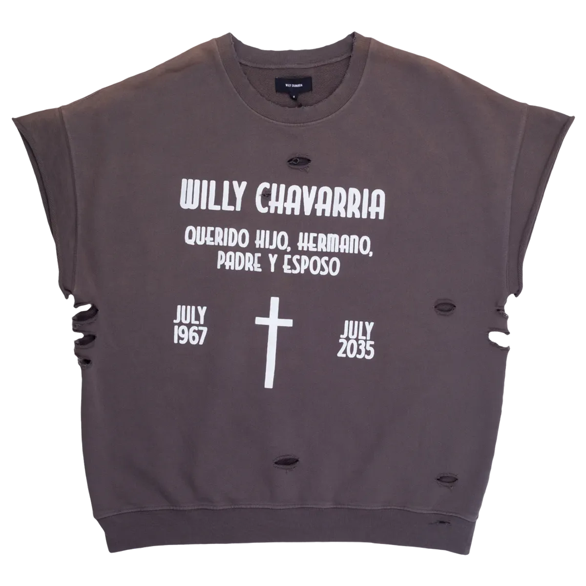Willy Chavarria In Memory Muscle Top