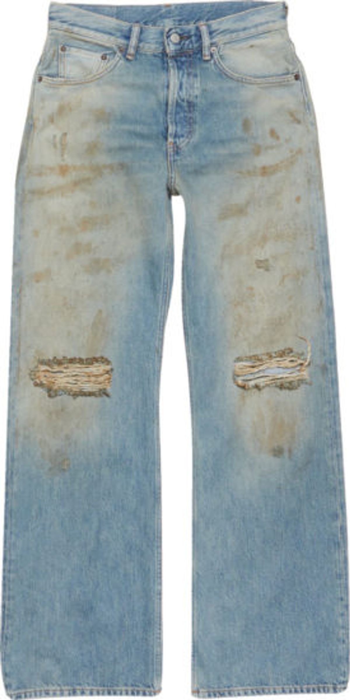 Acne Studios 2021m Penicillin Jeans In Mid Blue