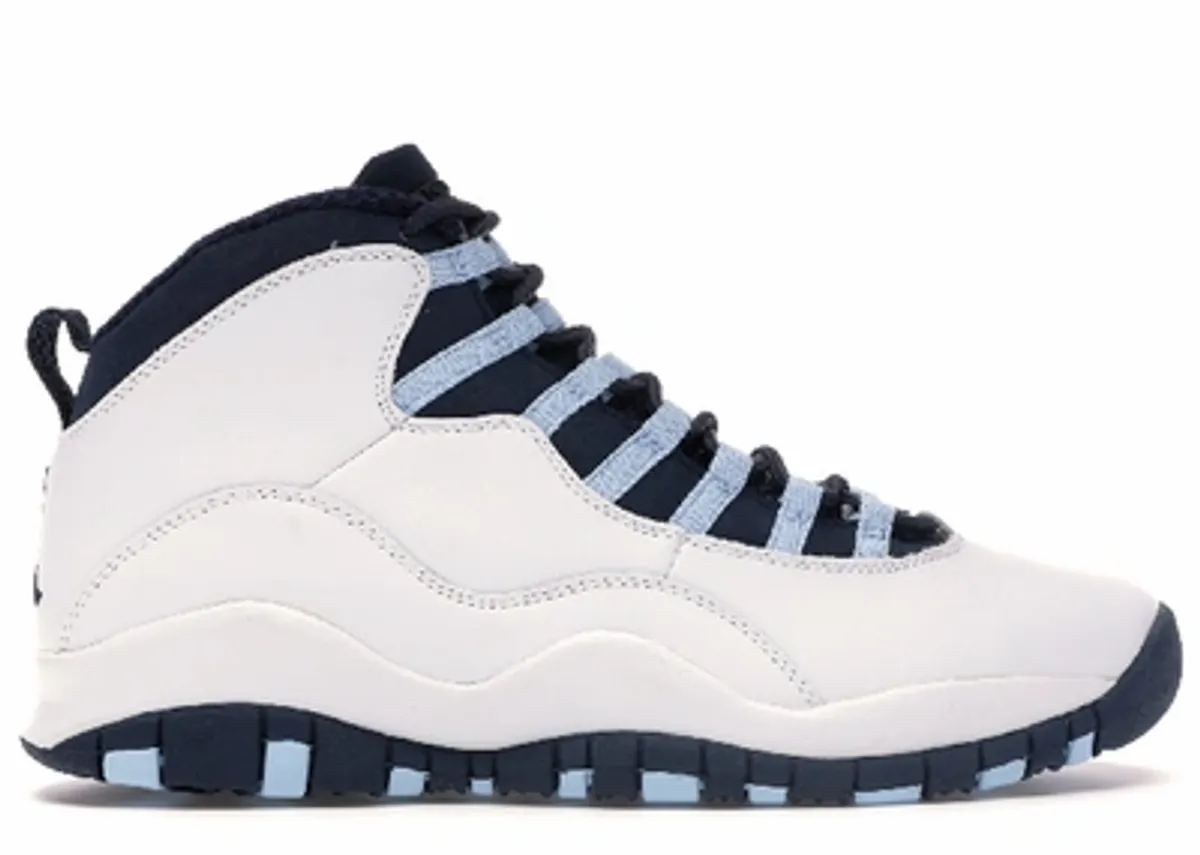 Jordan Air Jordan 10 Retro Ice Blue In White