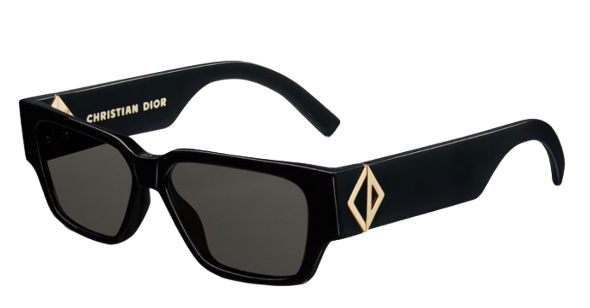 Dior CD Diamond S5I Black Square Sunglasses
