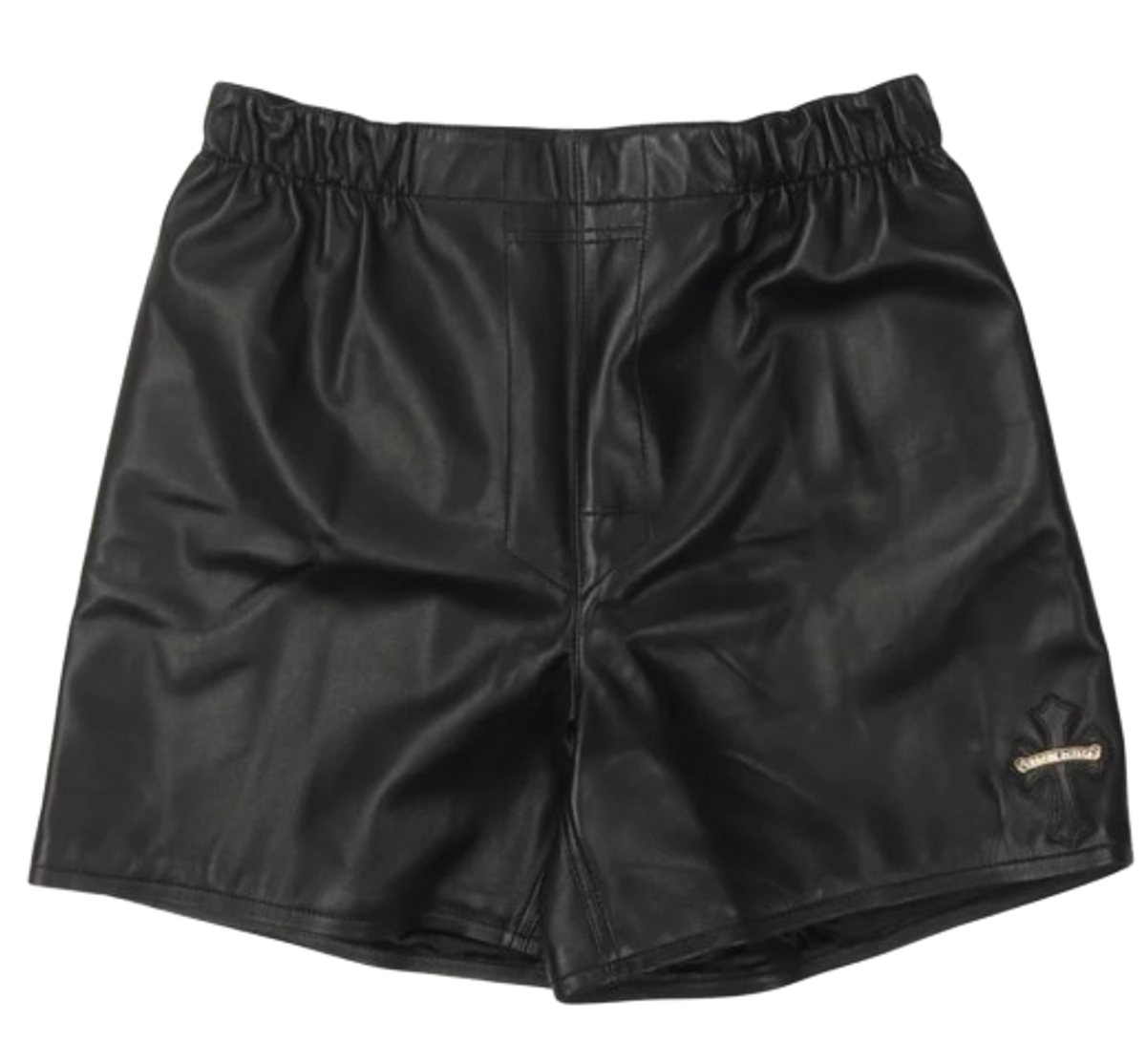 Chrome Hearts Lamb Leather Cross Patch Shorts