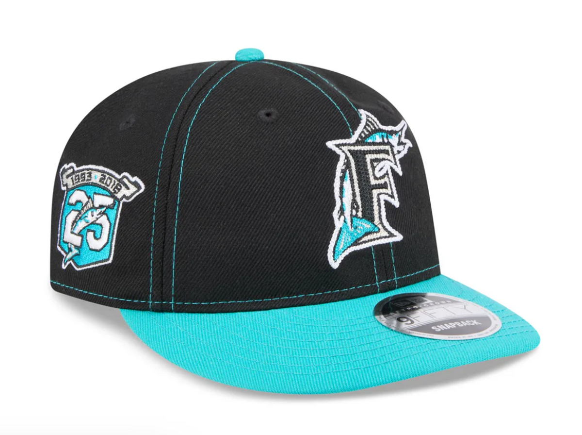 New Era Miami Marlins Thunder Crown Retro Crown 9FIFTY Snapback