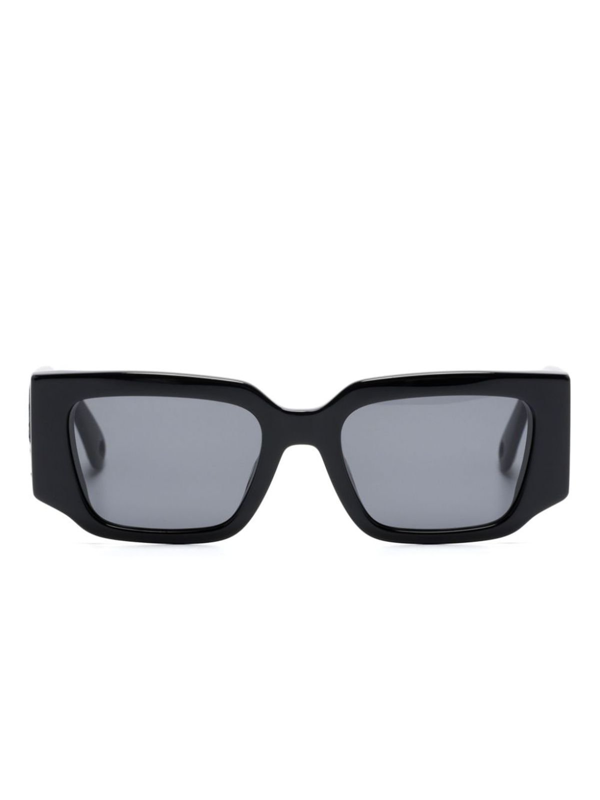 Lanvin × Future Merch Eagle Rectangle-frame Sunglasses In Black