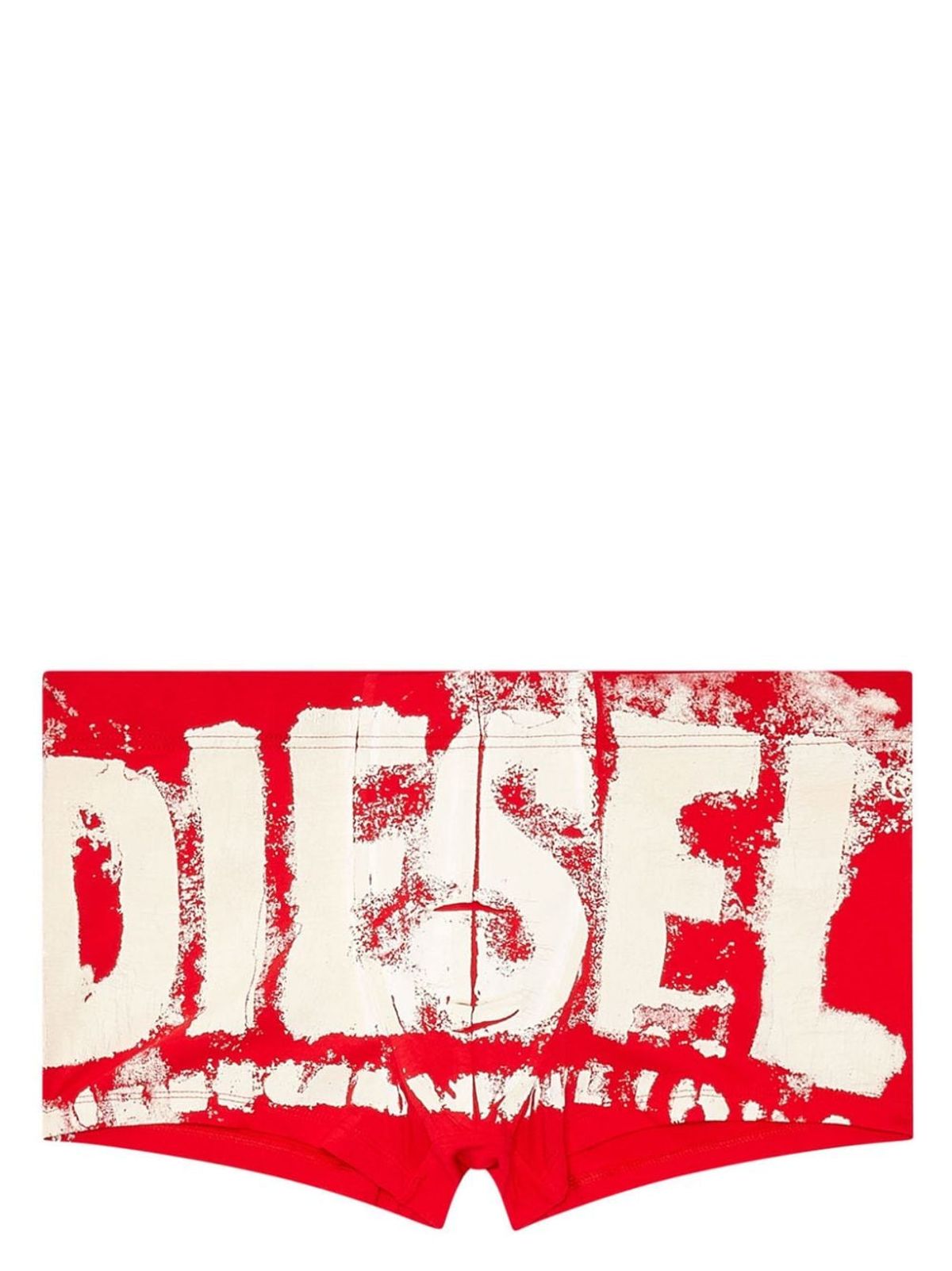 Diesel Umbx-damien Logo-print Boxers In Red