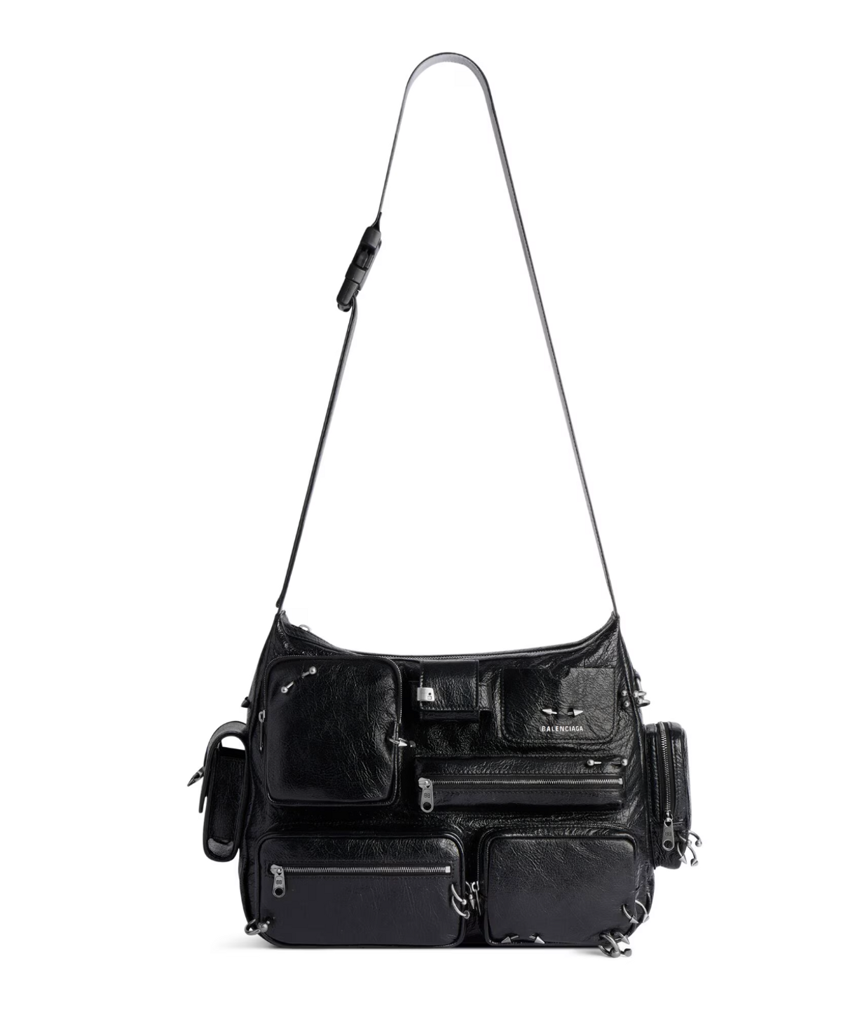 Balenciaga Superbusy Messenger Bag in black