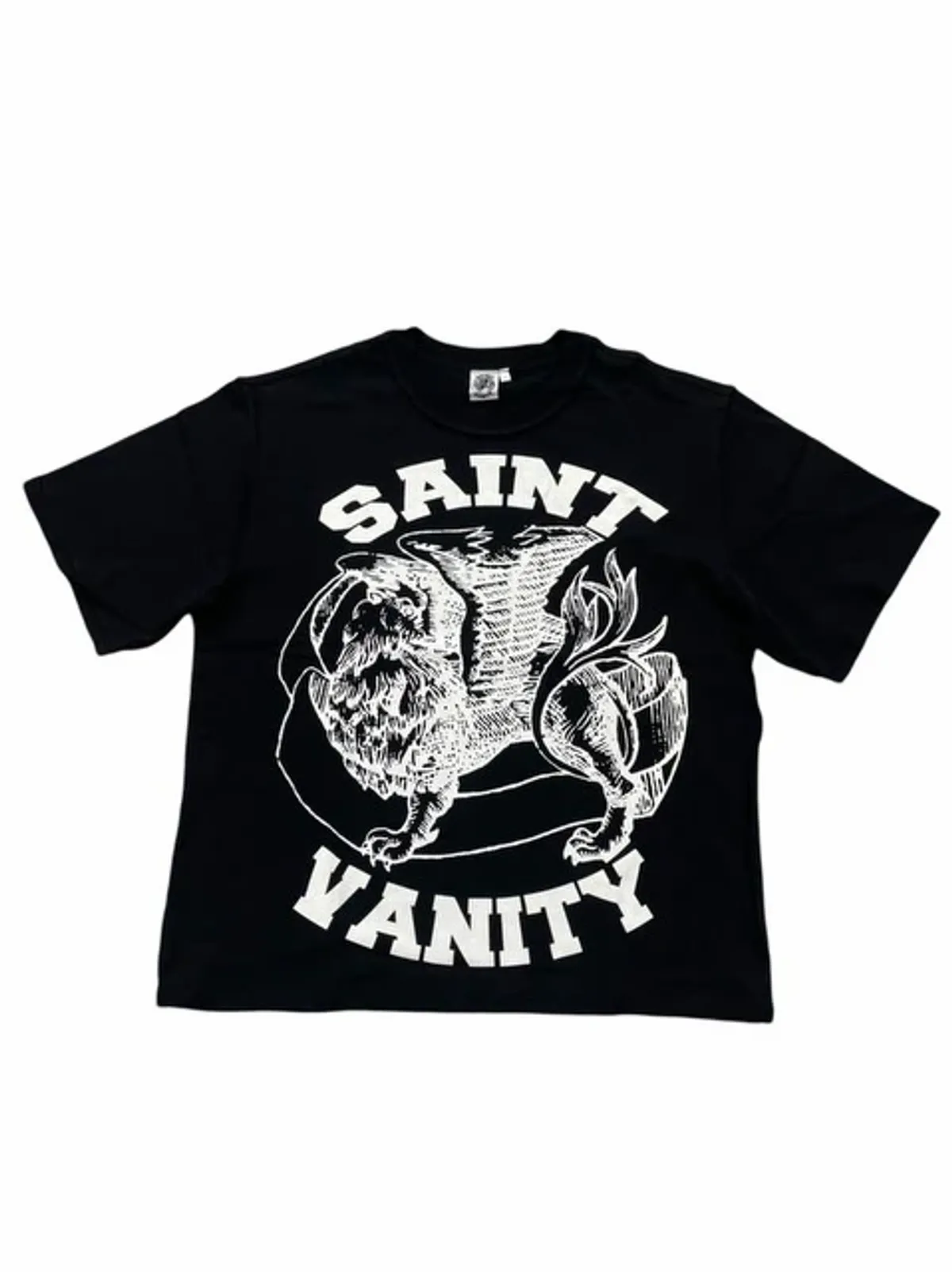 Saint Vanity Black White Logo T-Shirt