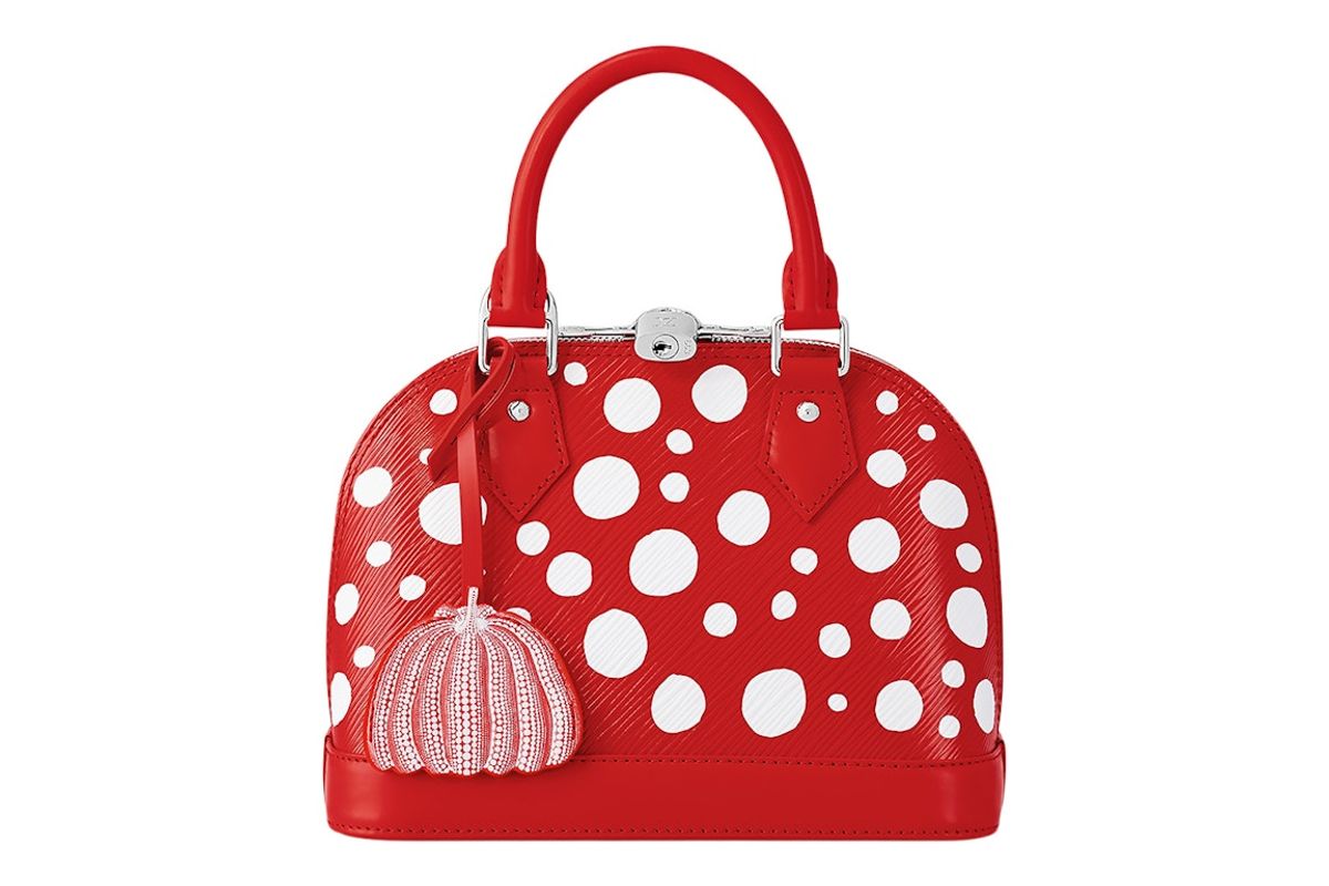 Louis Vuitton × Yayoi Kusama Alma Bb Red Bag