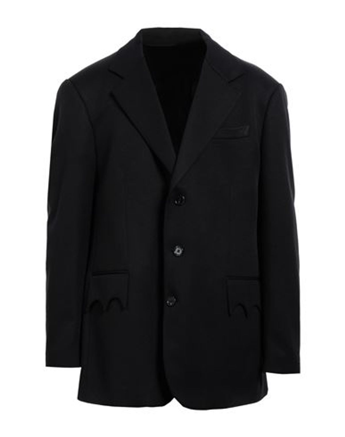 Raf Simons Man Suit Jacket Black Size 40 Polyester