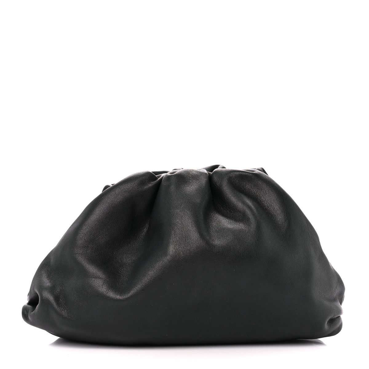 Bottega Veneta Smooth Butter Calf Teen Pouch Black