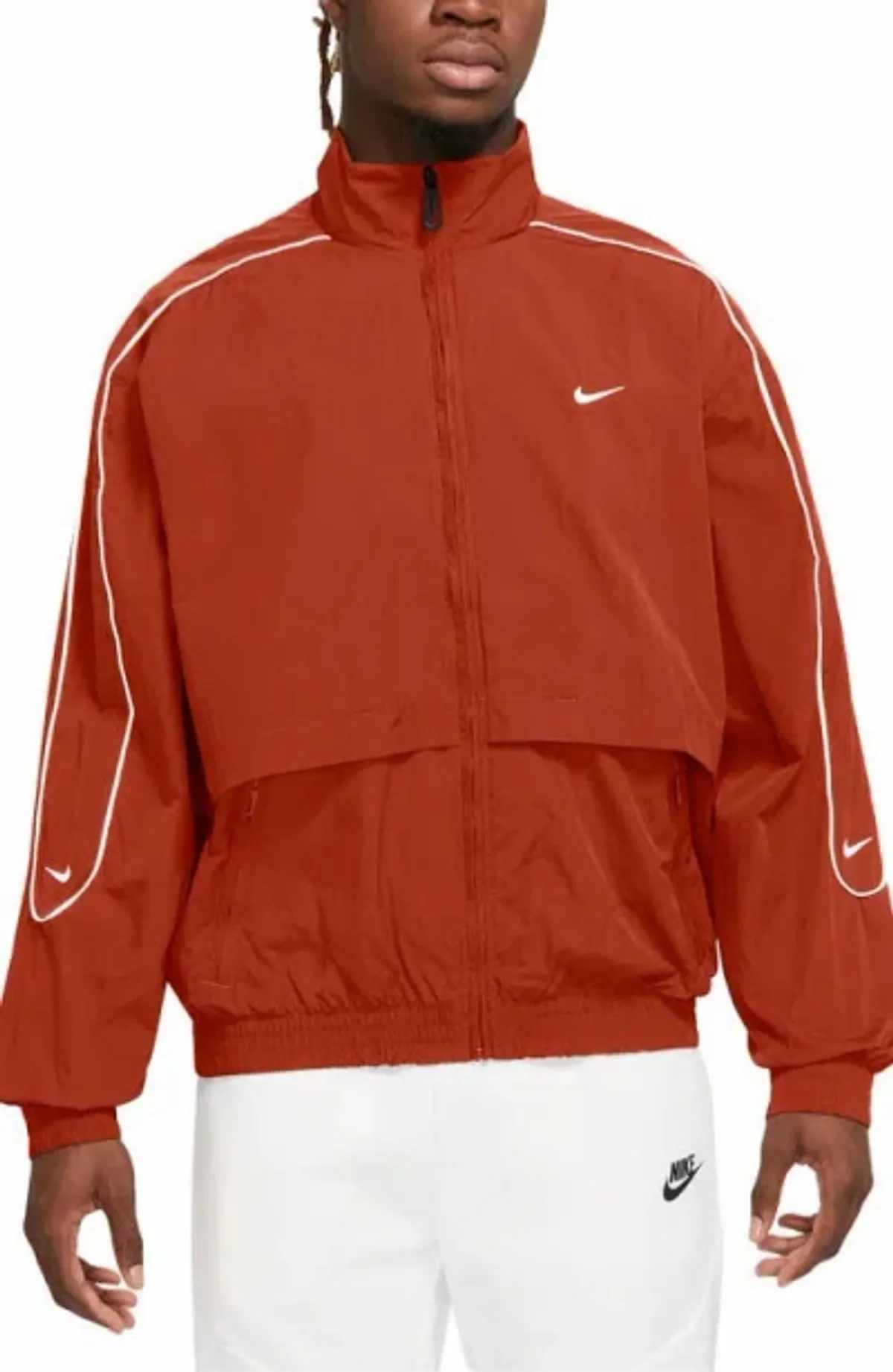 Nike Logo Mens Red/White Track Jacket main image 0