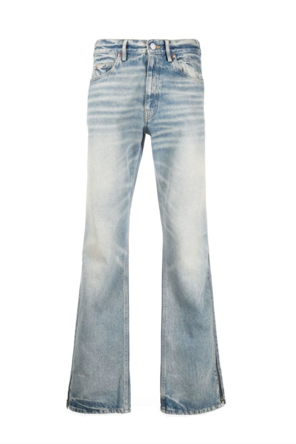 Martine Rose Side Zip Cotton Denim Straight Jeans | WHAT
