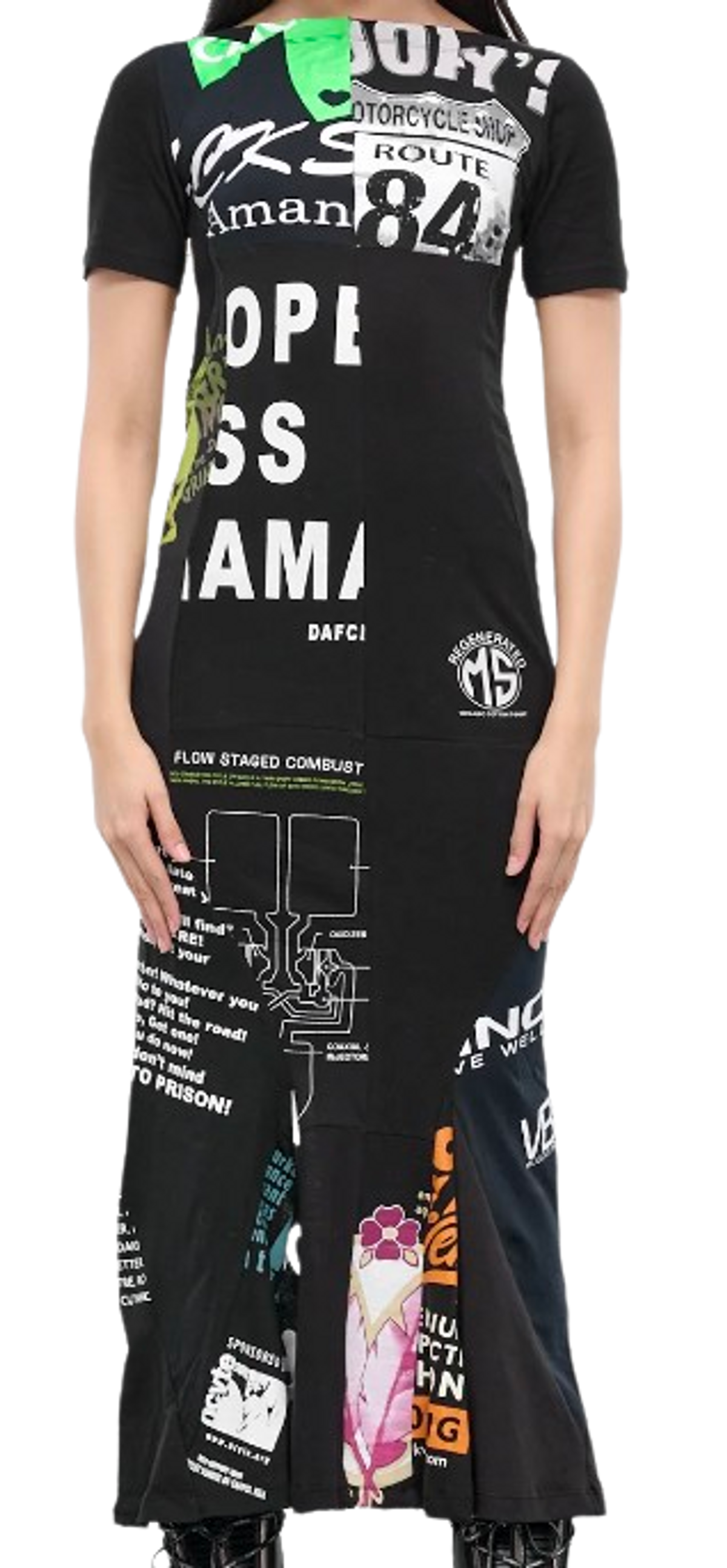 Marine Serre Regenerated Graphic Dress