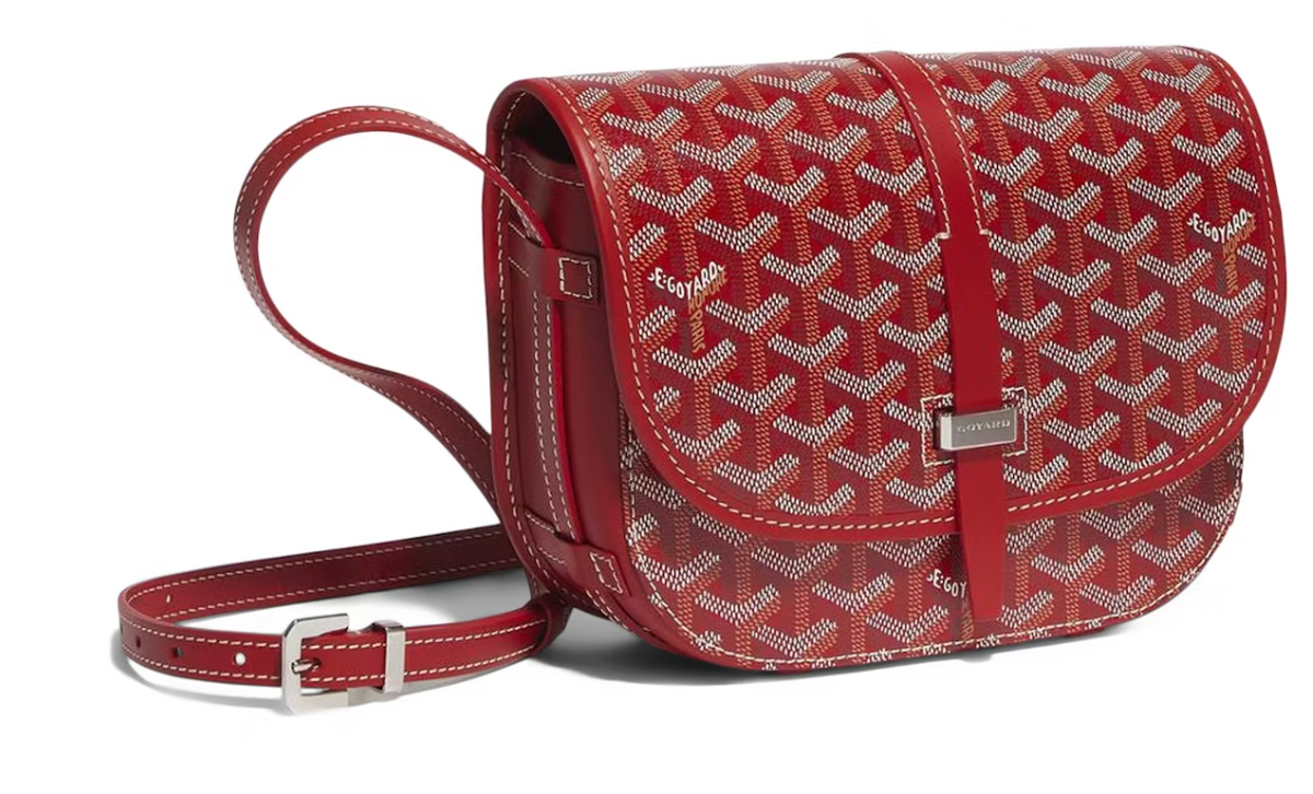 Goyard Belvedere 2 MM Red Bag