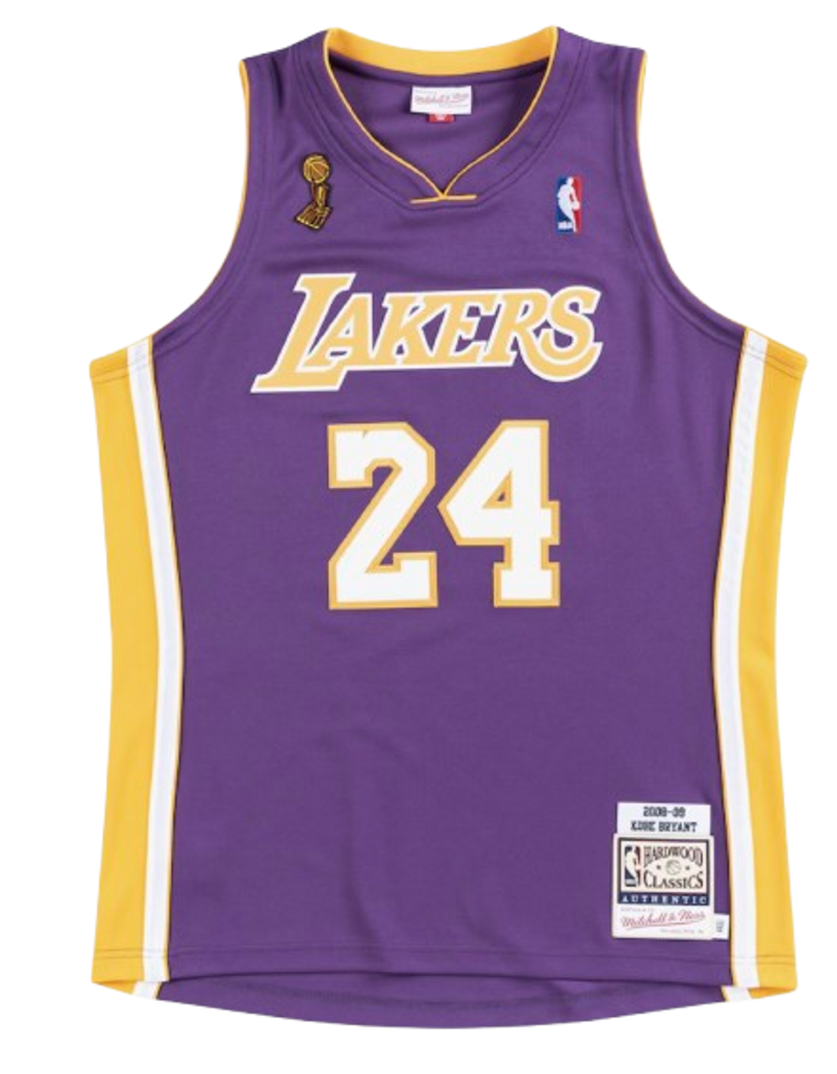 Mitchell & Ness Kobe Bryant Purple Los Angeles Lakers 2008/09 Hardwood Classics Authentic Player Jersey