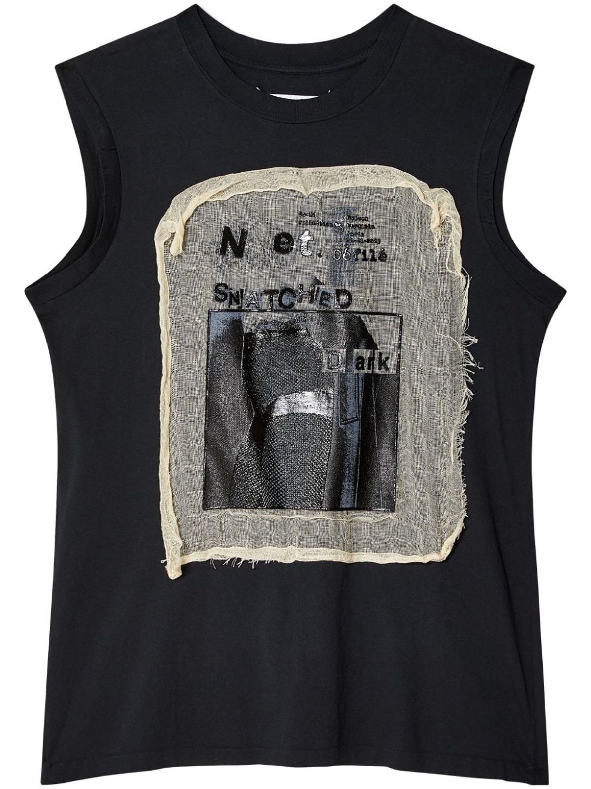 Maison Margiela Invitation Cotton T-shirt In Black