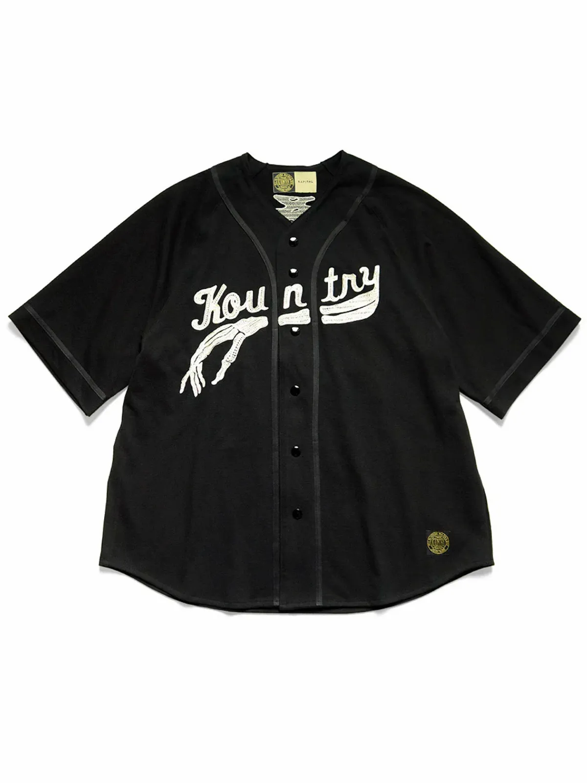 Kapital Densed Jersey Baseball Shirt