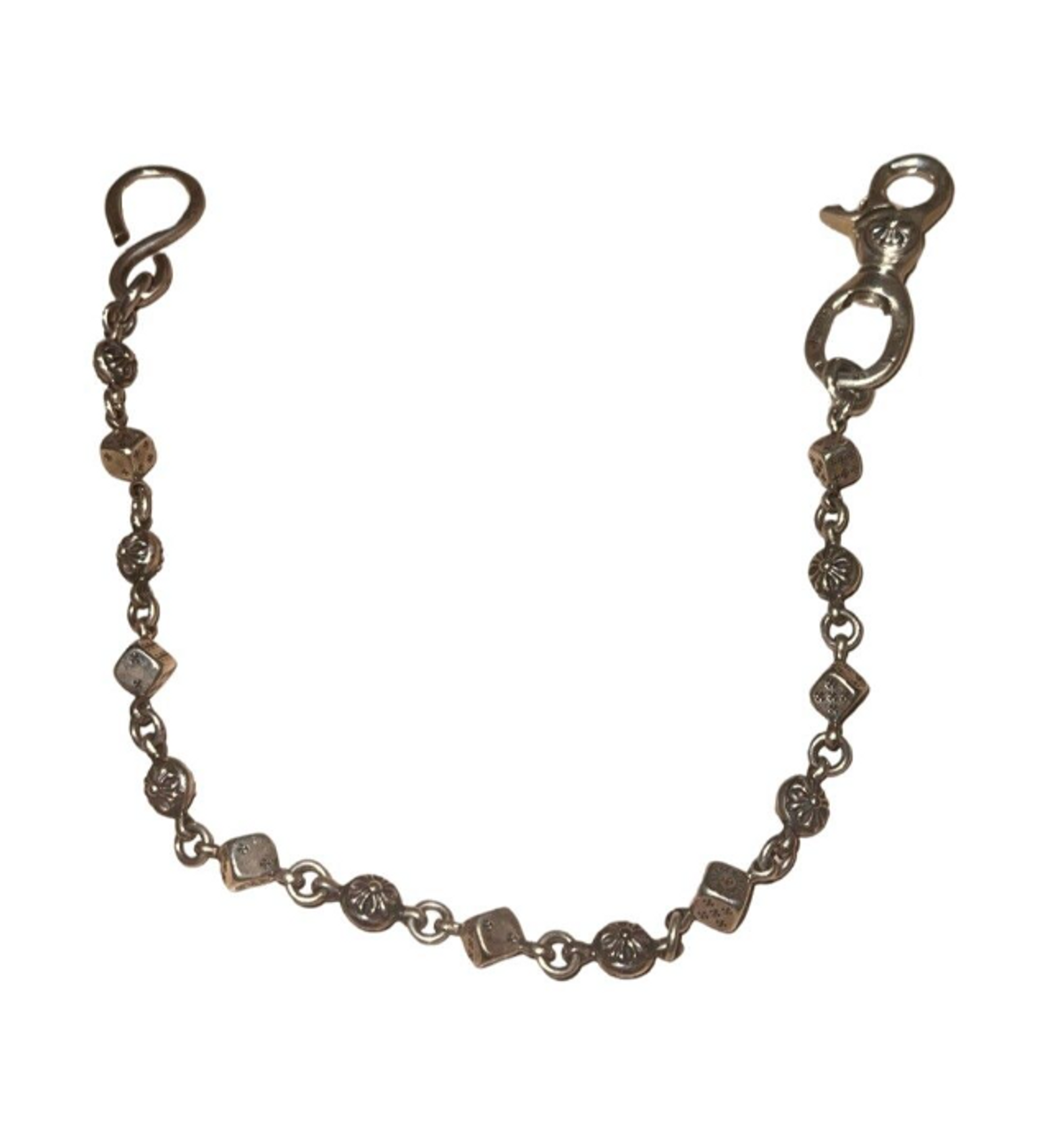 Chrome Hearts Dice cross ball lobster clasp wallet chain