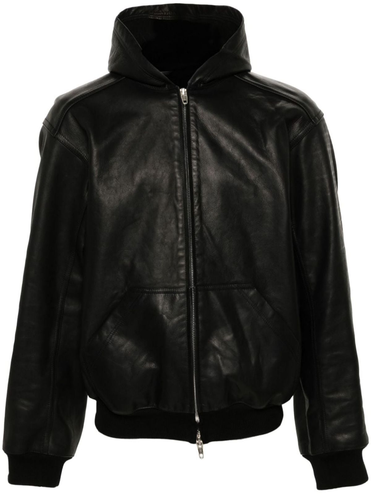 Balenciaga Bomberjacke Mit Kapuze In Schwarz