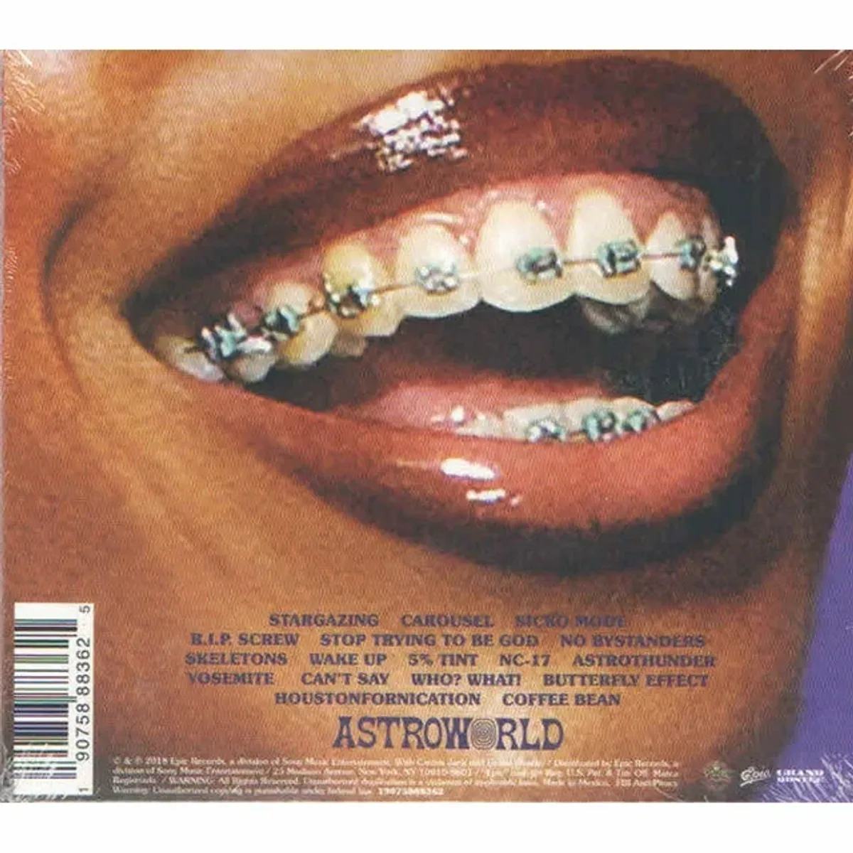 Travis Scott Merch Travis Scott - Astroworld - Music & Performance - CD