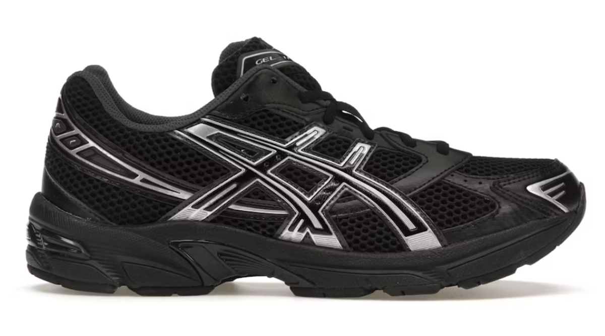 Asics Gel-1130 Black Pure Silver In Black