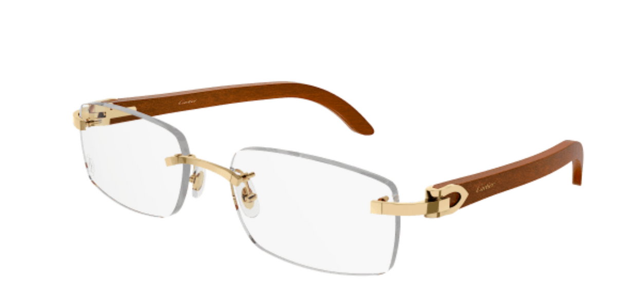 Cartier C Décor Wood CT0052O Eyewear